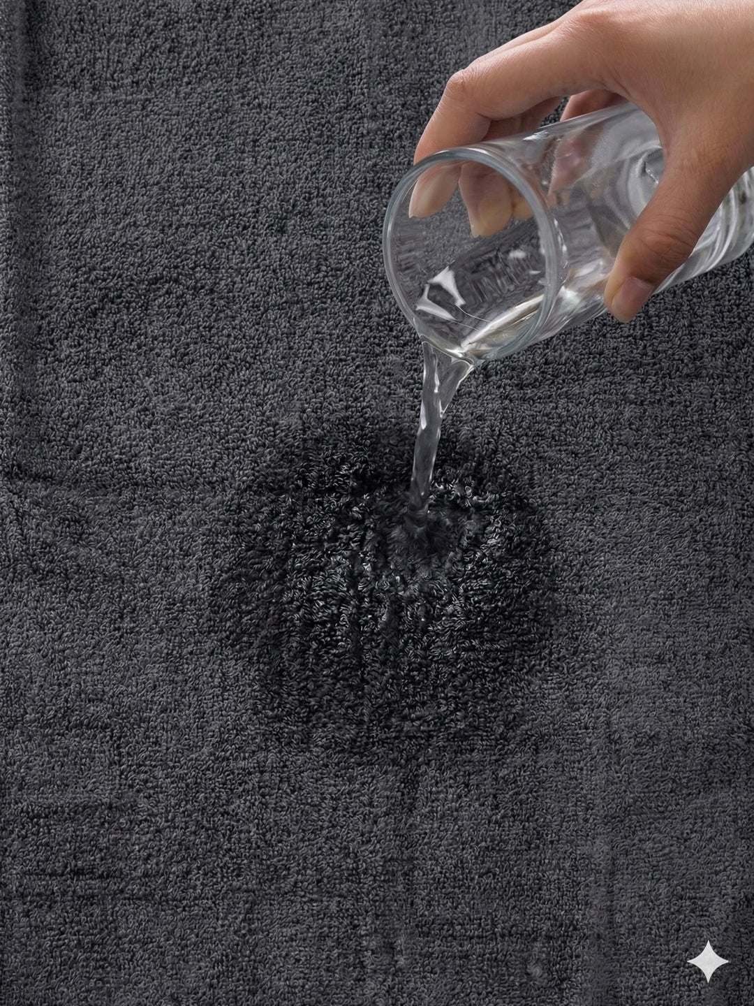 Essential Grey 100% Cotton Solid 380 GSM Bath Towel Jazz Small 1 Pc Pvc Pack