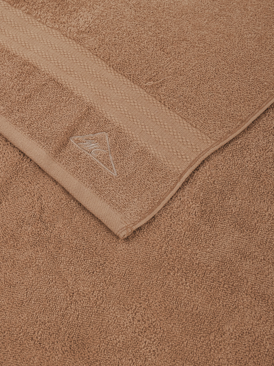 Essential Beige 100% Cotton Solid 380 GSM Bath Towel Jazz Small 1 Pc Pvc Pack