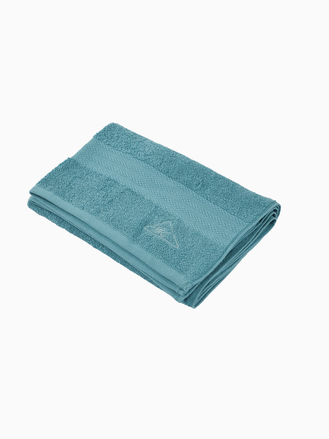 Essential Aqua Blue 100% Cotton Solid 380 GSM Bath Towel Jazz Small 1 Pc Pvc Pack