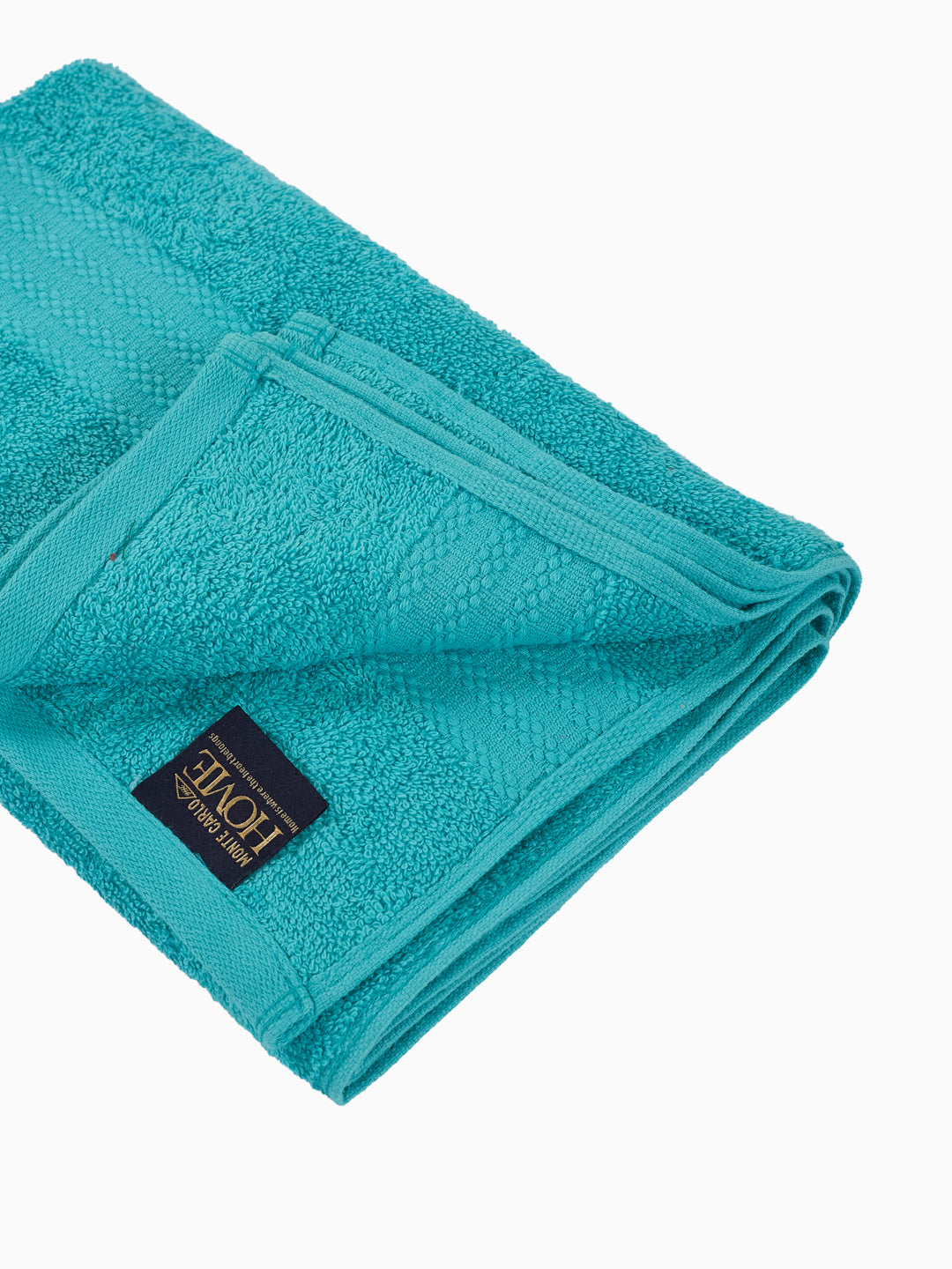 Essential Blue 100% Cotton Solid 380 GSM Bath Towel Jazz Small 1 Pc Pvc Pack