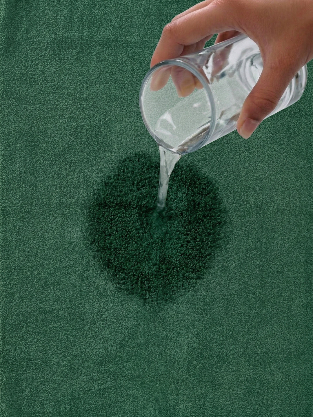 Essential Elm Green 100% Cotton Solid 380 GSM Bath Towel Jazz Small 1 Pc Pvc Pack