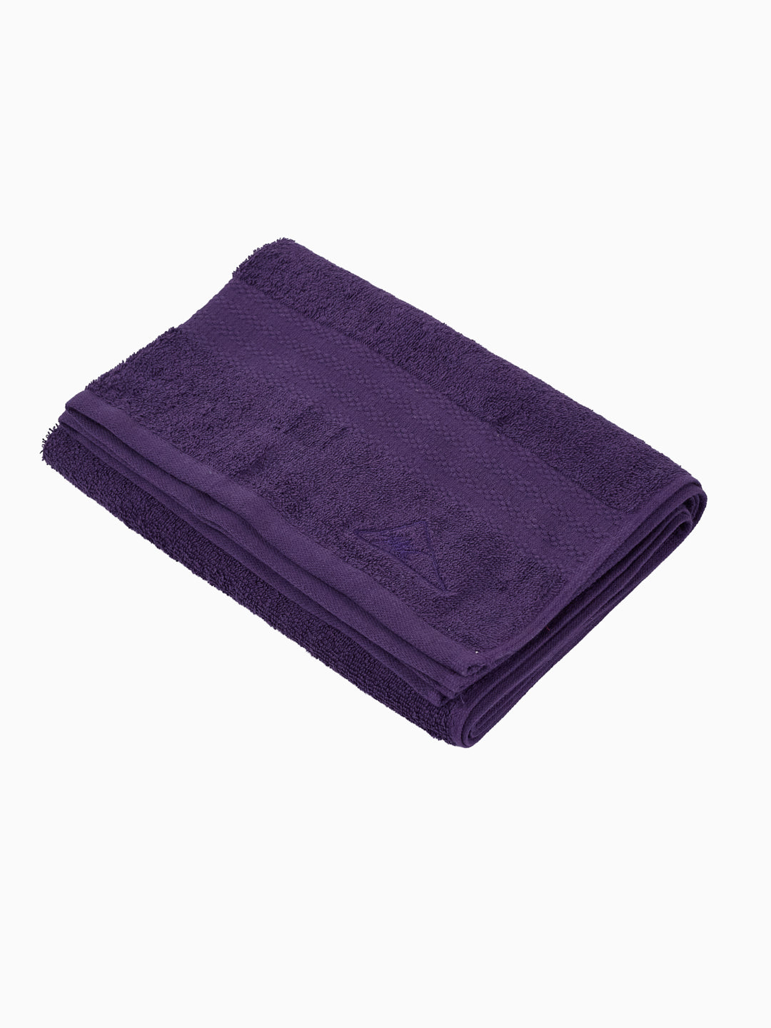 Essential Purple 100% Cotton Solid 380 GSM Bath Towel Jazz Small 1 Pc Pvc Pack