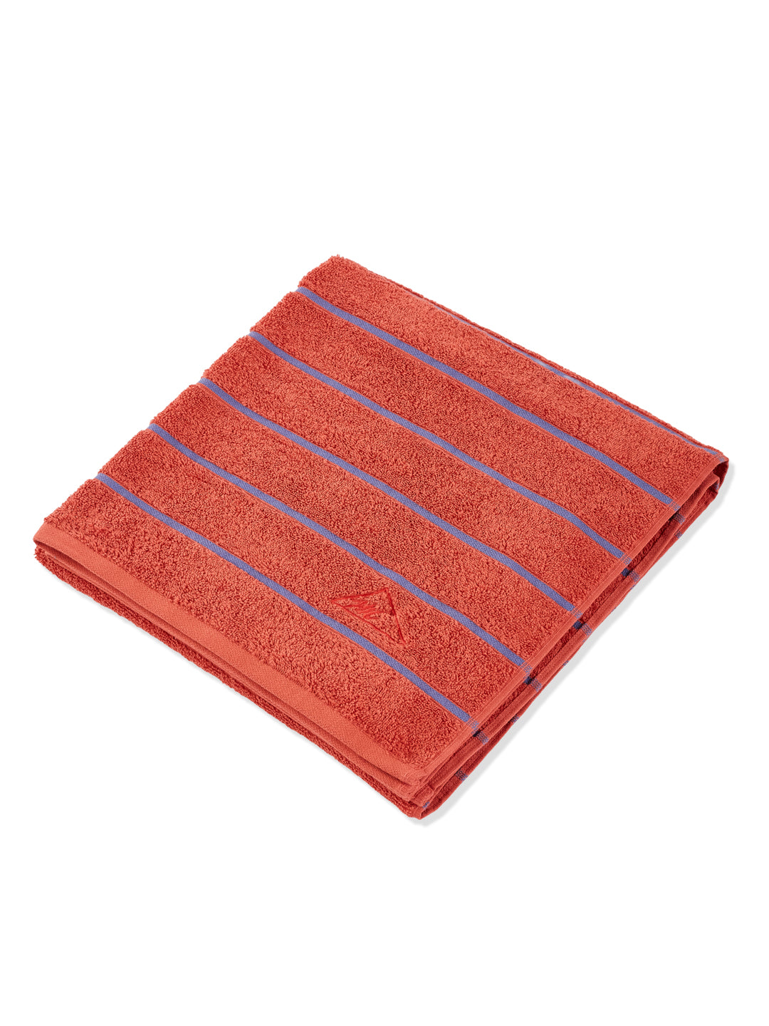 Orange & Blue 100% Cotton Solid 480 GSM Bath Towel King & Queen 2 Pc Set Gifting Box Pack