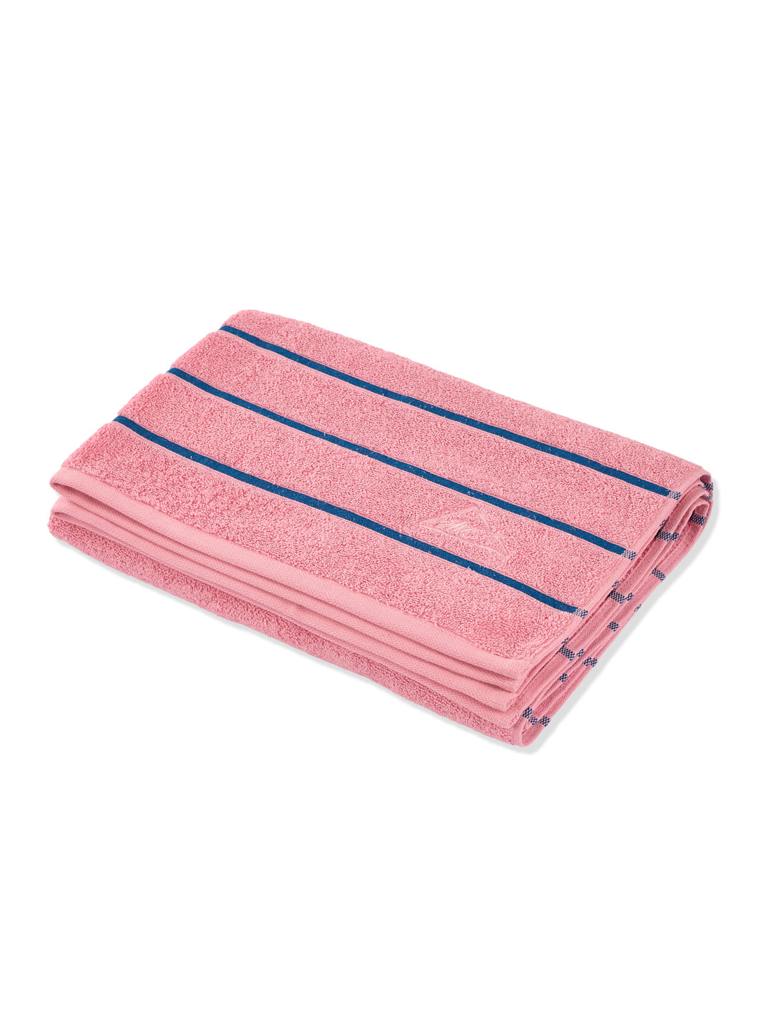 Blue & Dusty Pink 100% Cotton Solid 480 GSM Bath Towel King & Queen 2 Pc Set Gifting Box Pack