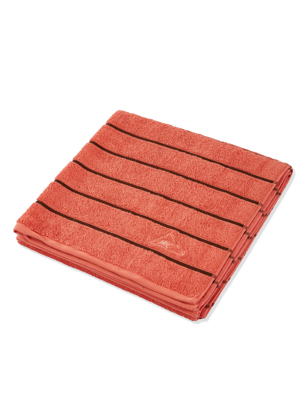 Coral & Brown 100% Cotton Solid 480 GSM Bath Towel King & Queen 2 Pc Set Gifting Box Pack