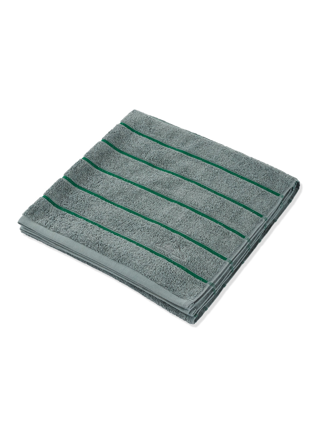 Dusty Blue & Green 100% Cotton Solid 480 GSM Bath Towel King & Queen 2 Pc Set Gifting Box Pack