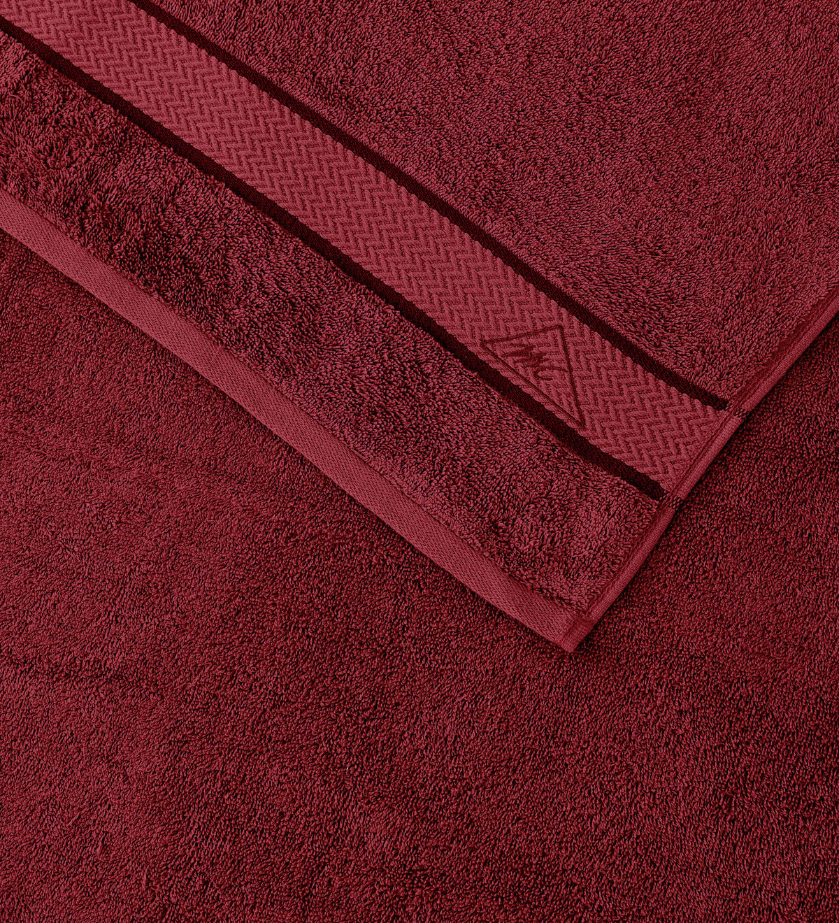 Maroon Pure Cotton Solid 450 GSM Bath Towel 1 Piece (Oasis Collection)