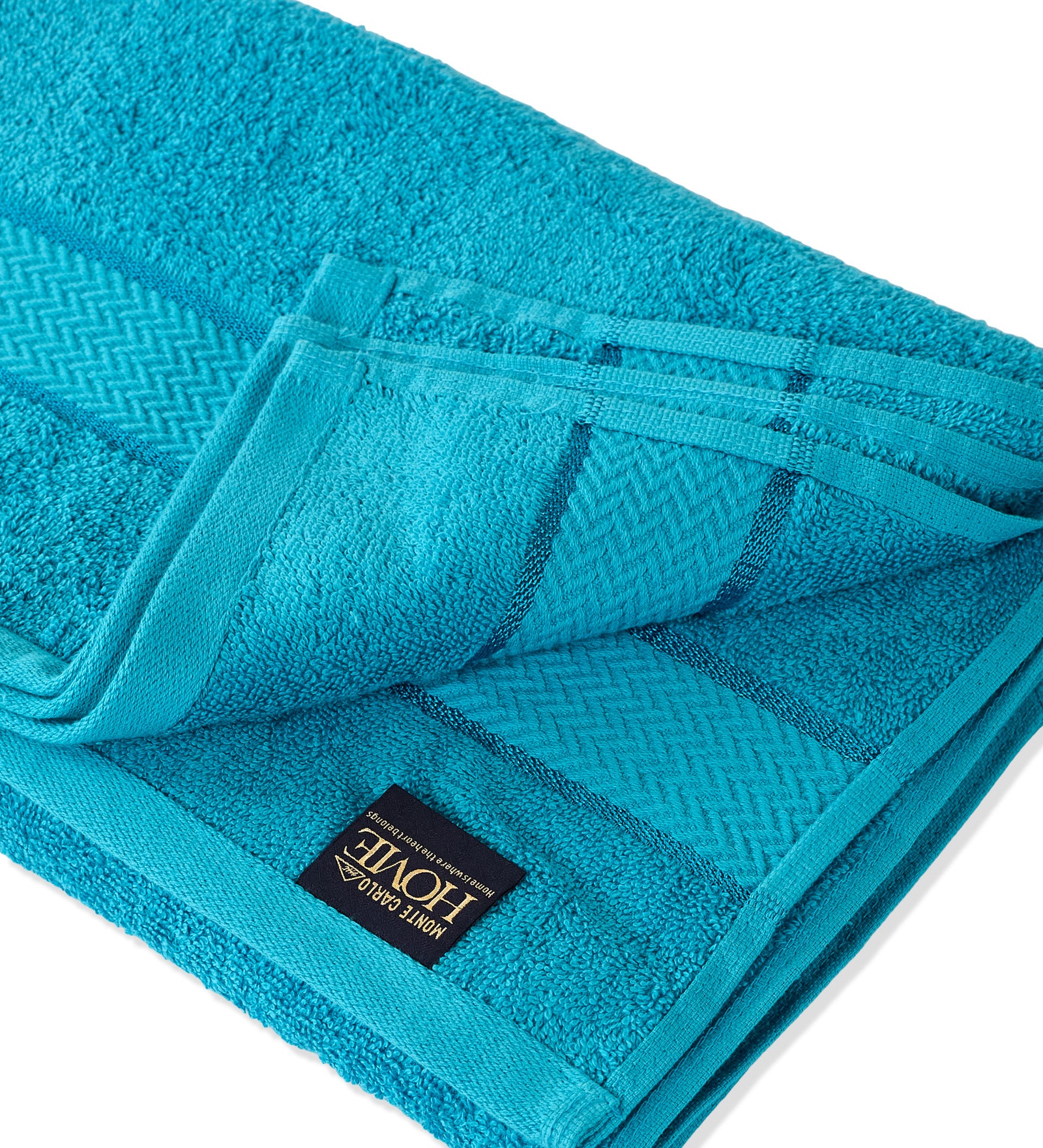 Aqua Blue Pure Cotton Solid 450 GSM Bath Towel 1 Piece (Oasis Collection)