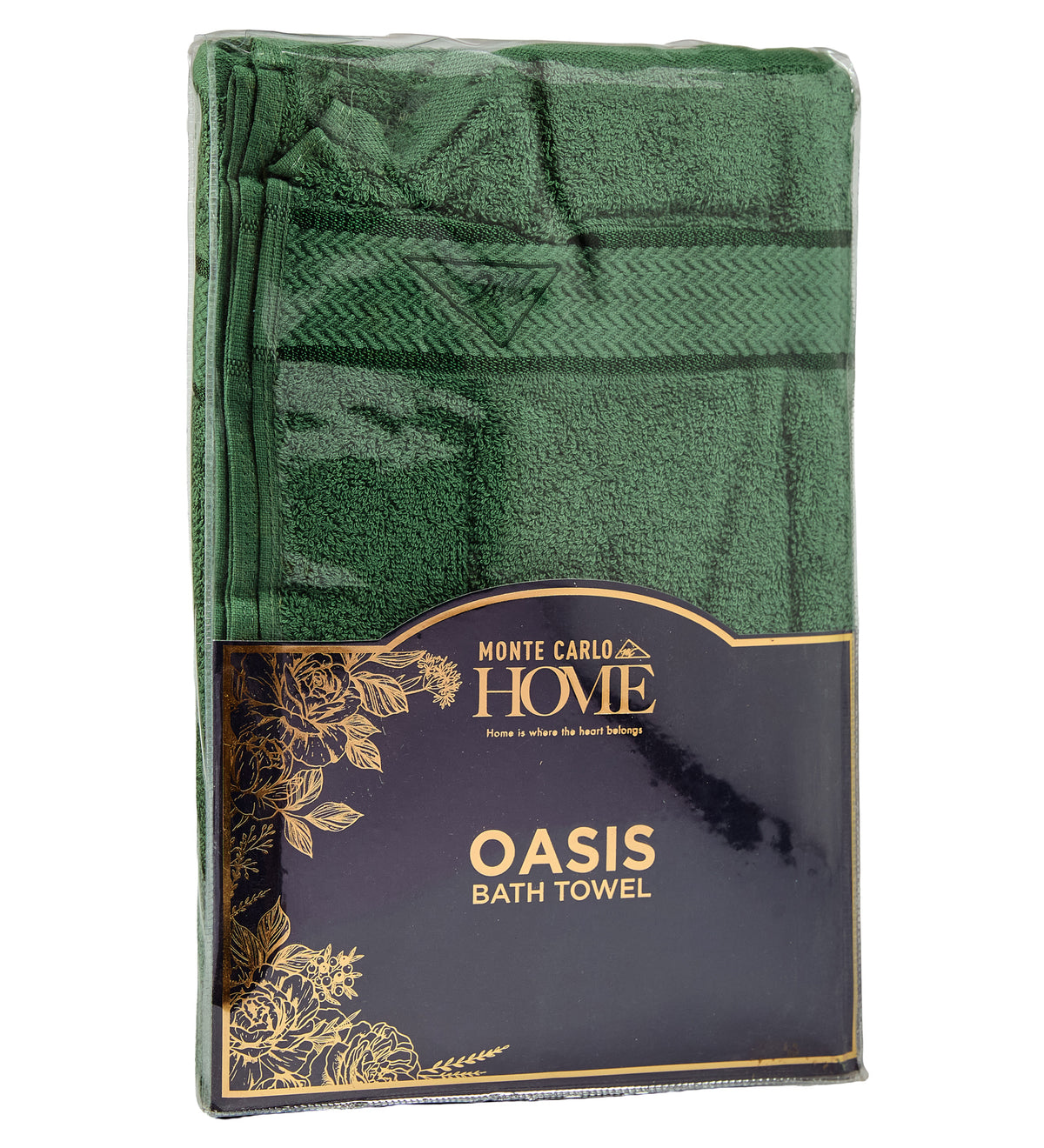 Eden Green Pure Cotton Solid 450 GSM Bath Towel 1 Piece (Oasis Collection)