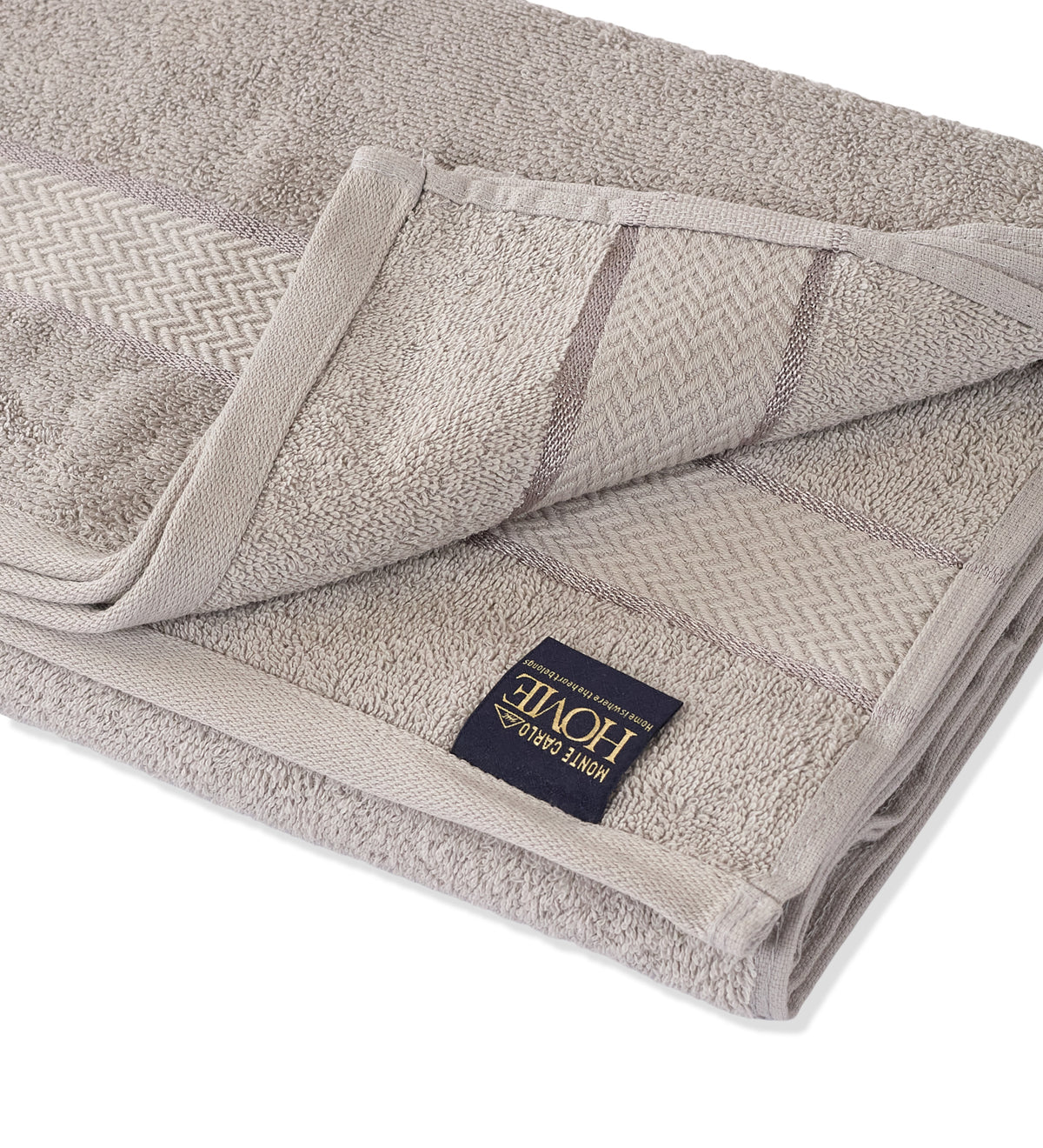 Light Grey Pure Cotton Solid 450 GSM Bath Towel 1 Piece (Oasis Collection)