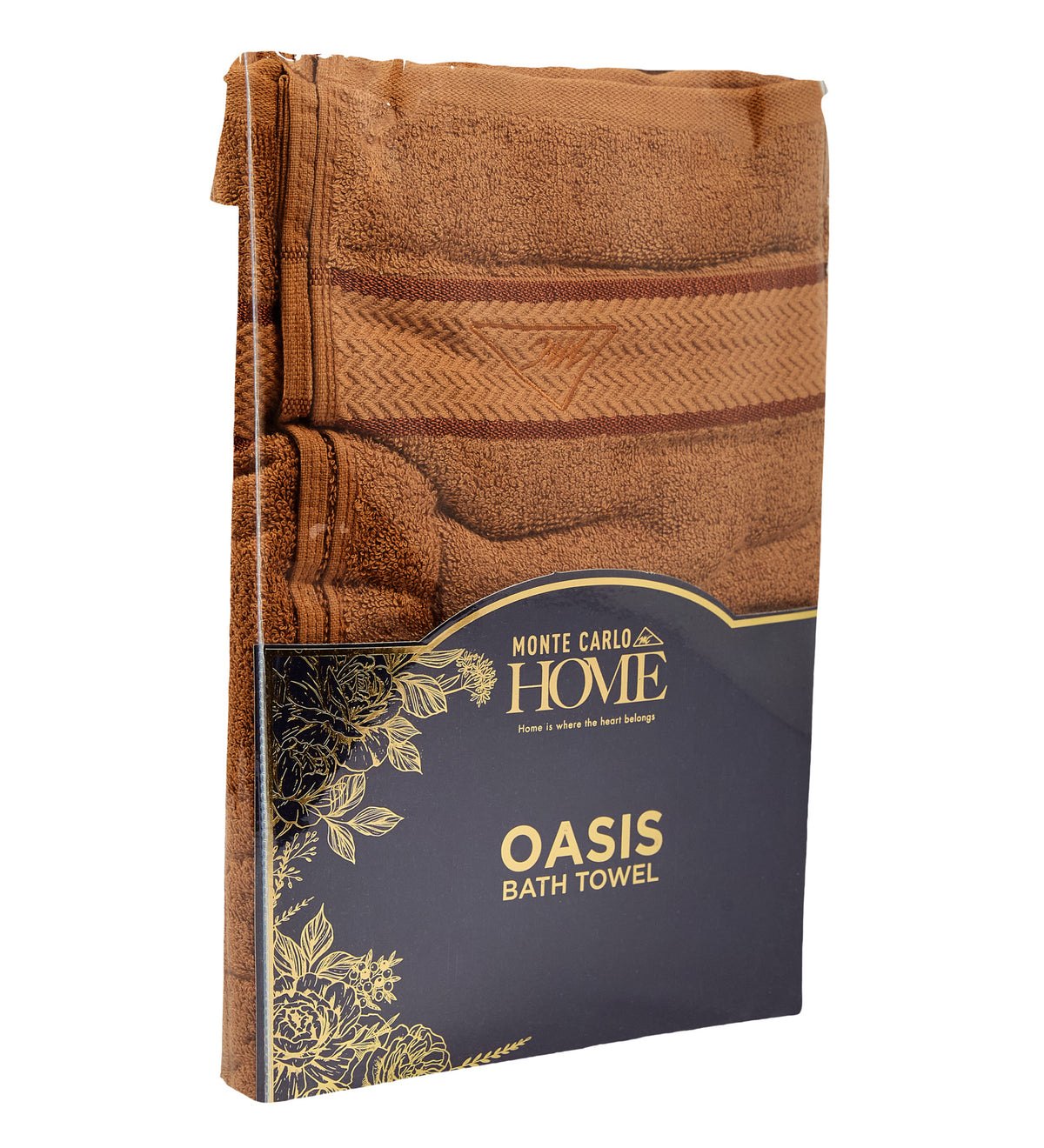 Autumn Maple Pure Cotton Solid 450 GSM Bath Towel 1 Piece (Oasis Collection)