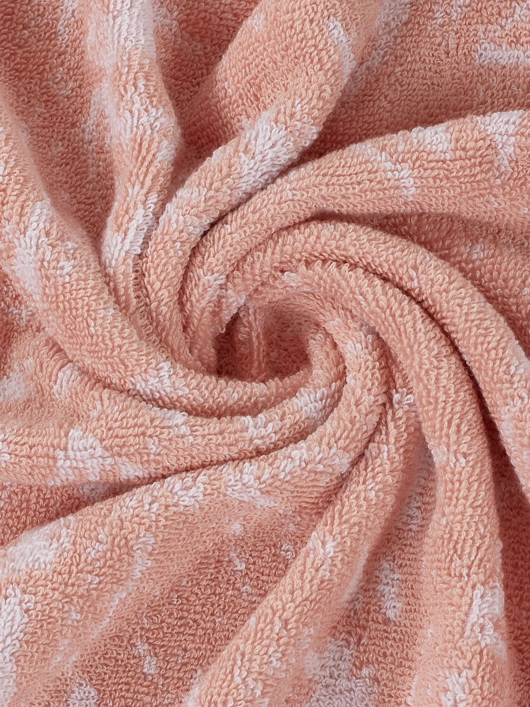 Premium Dusty Rose 100% Cotton Self Design 525 GSM Bath Towel Santorini 1 Pc Pvc Pack