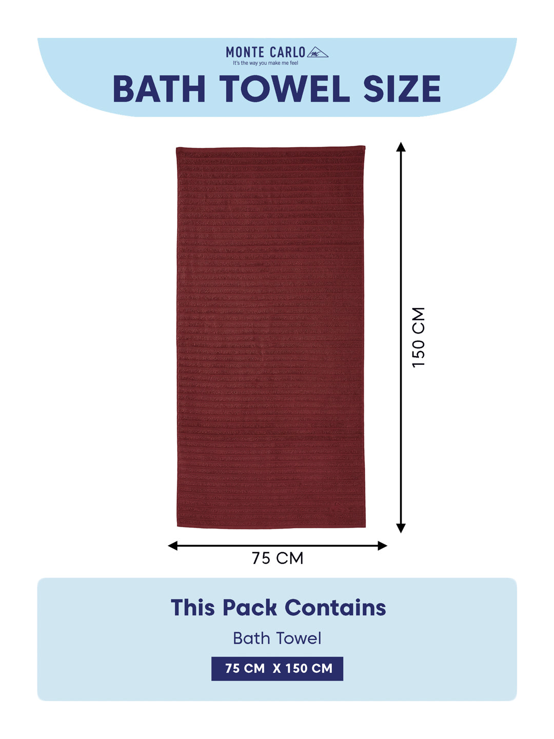 Maroon & Pink 100% Cotton Solid 500 GSM Bath Towel Sensations 4 Pc Set Gifting Box Pack