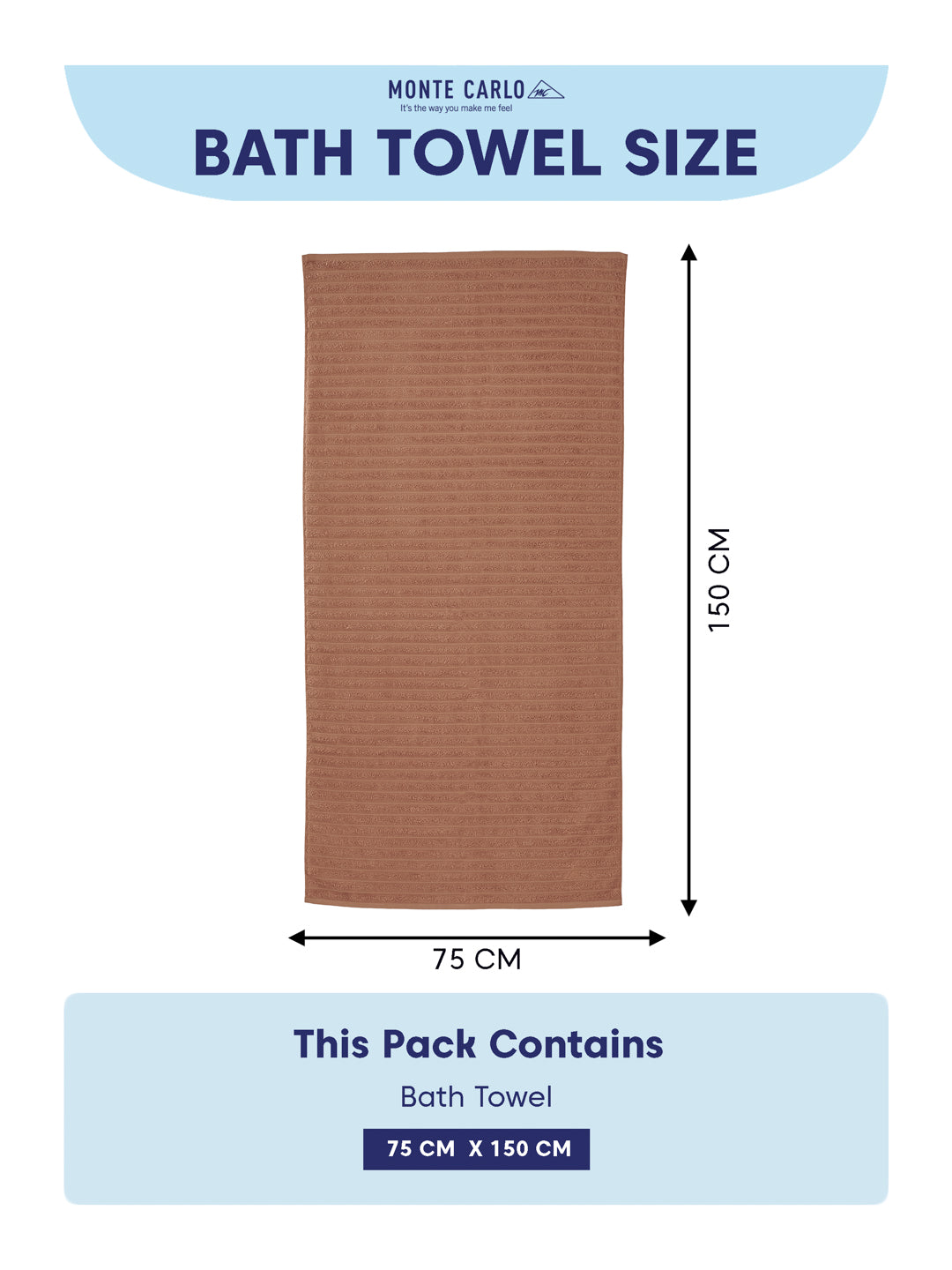 Beige & Pink 100% Cotton Solid 500 GSM Bath Towel Sensations 4 Pc Set Gifting Box Pack