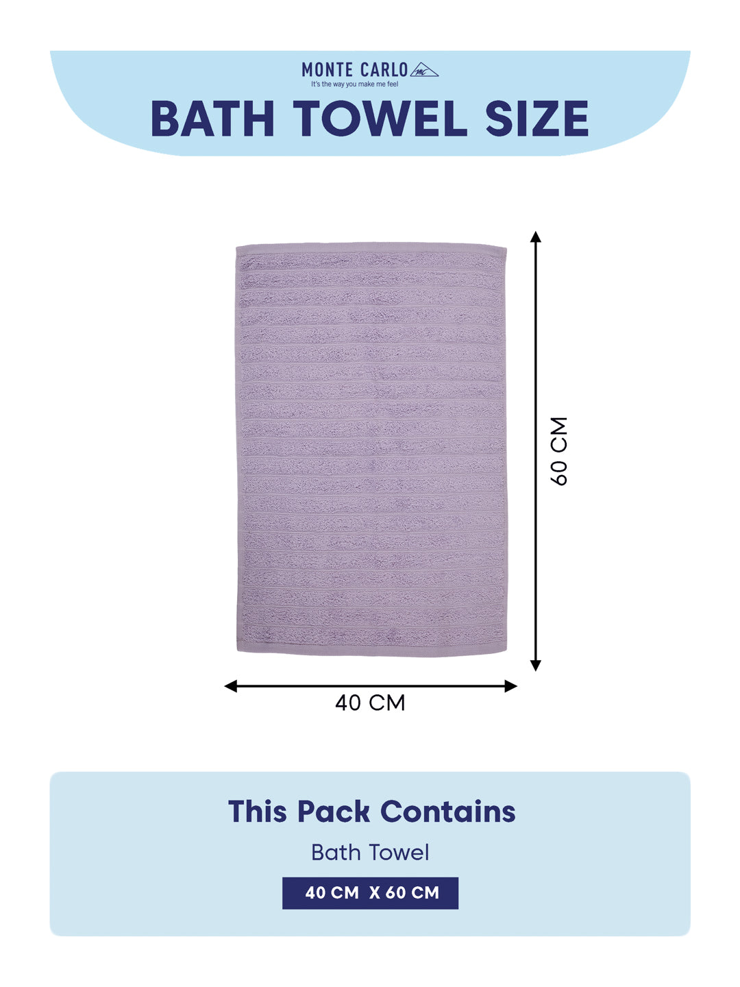 Mauve & Dusty Pink 100% Cotton Solid 500 GSM Bath Towel Sensations 4 Pc Set Gifting Box Pack