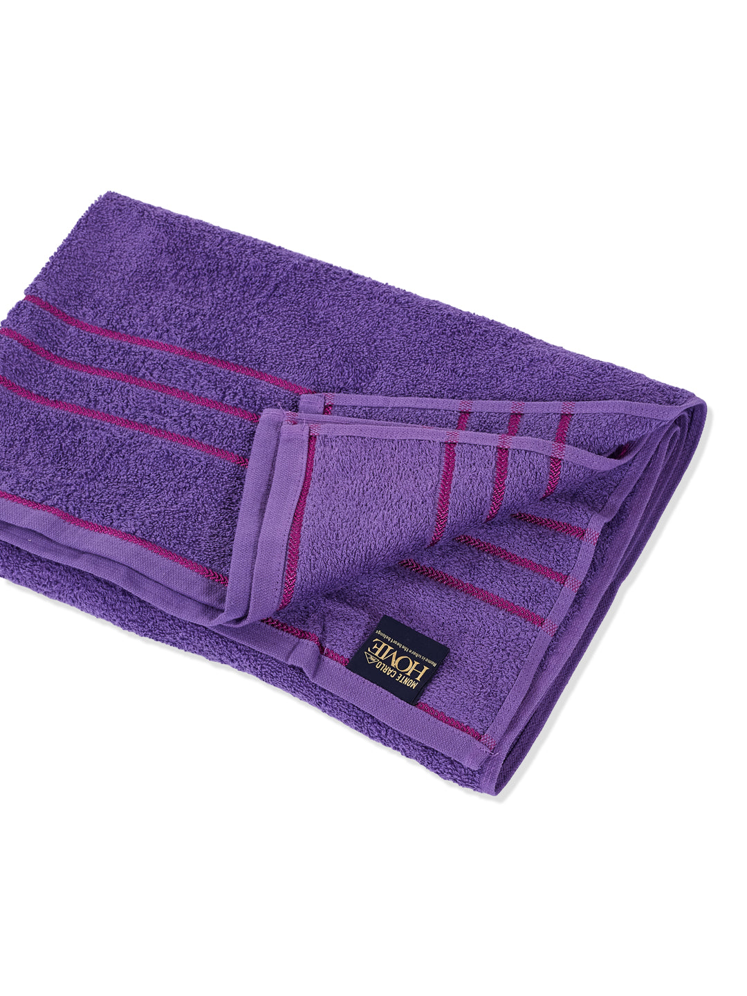 Essential Purple 100% Cotton Solid 340 GSM Bath Towel Soho 1 Pc Pvc Pack