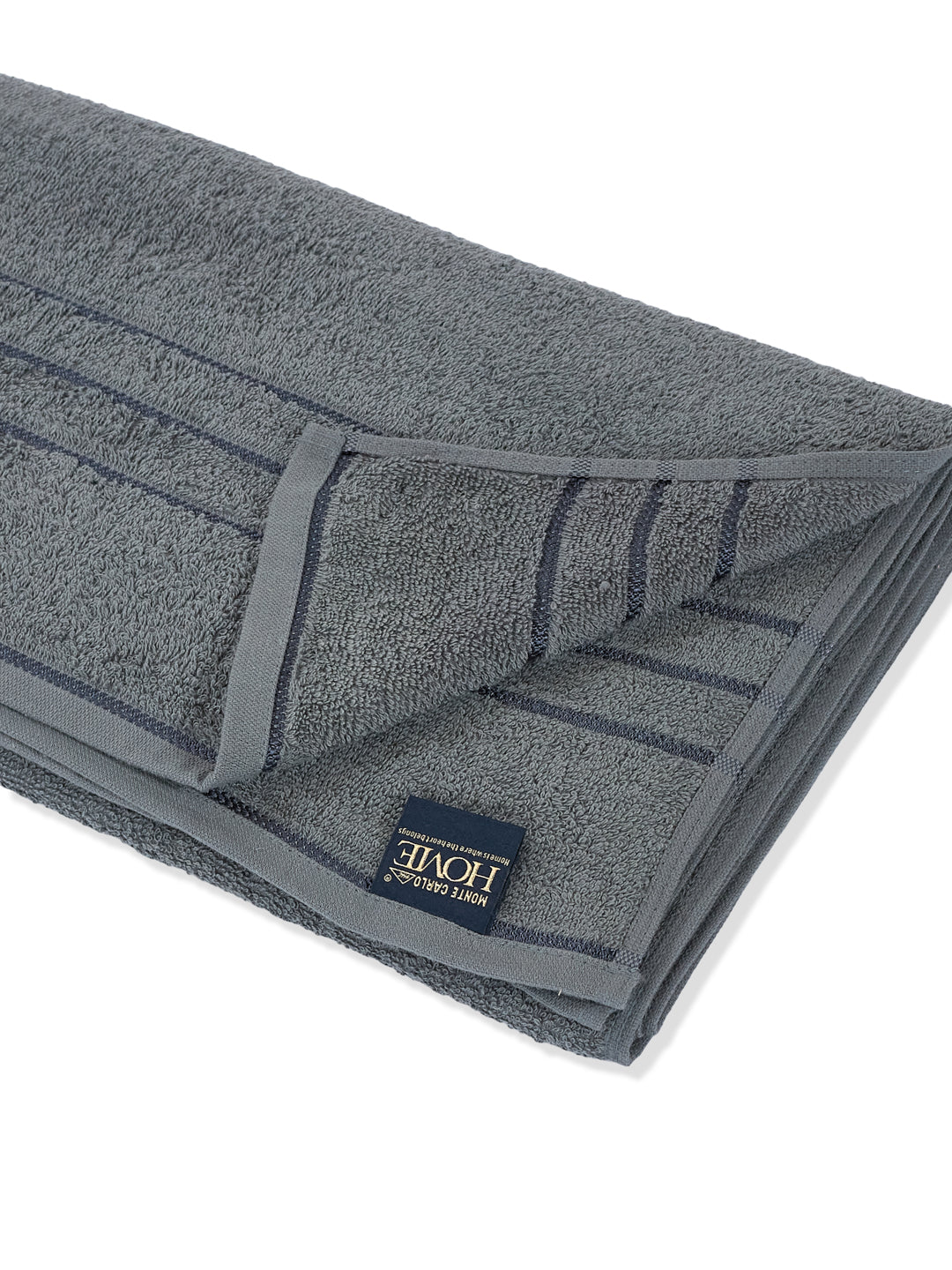 Essential Charcoal 100% Cotton Solid 340 GSM Bath Towel Soho 1 Pc Pvc Pack