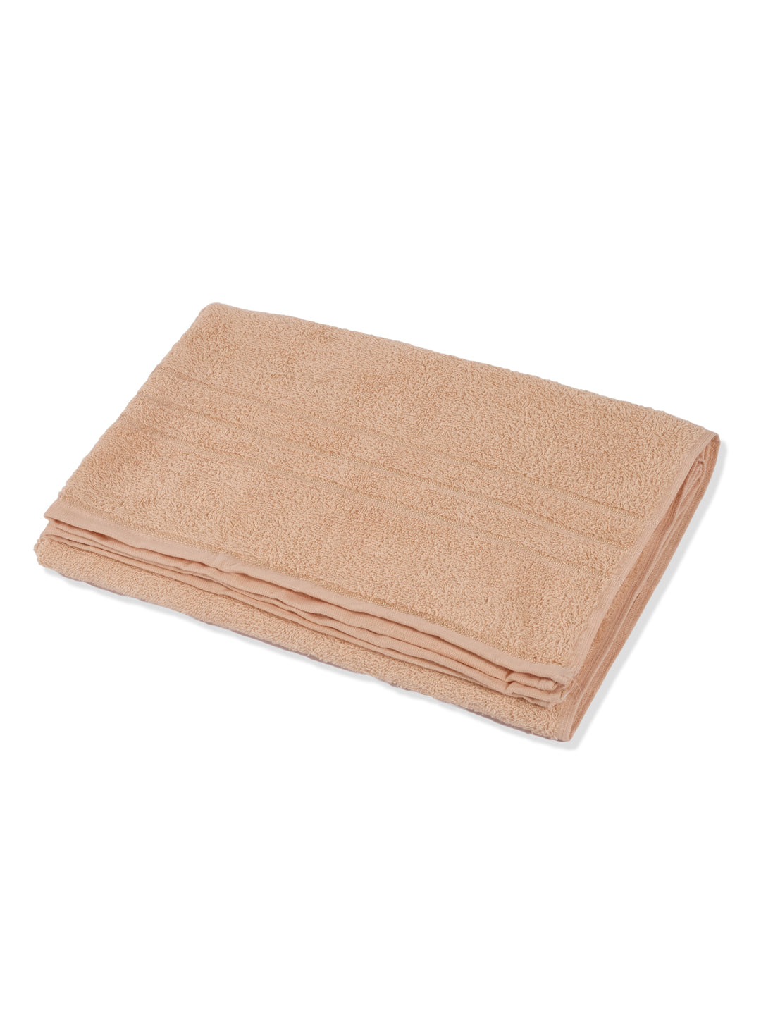Essential Camel Brown 100% Cotton Solid 340 GSM Bath Towel Soho 1 Pc Pvc Pack