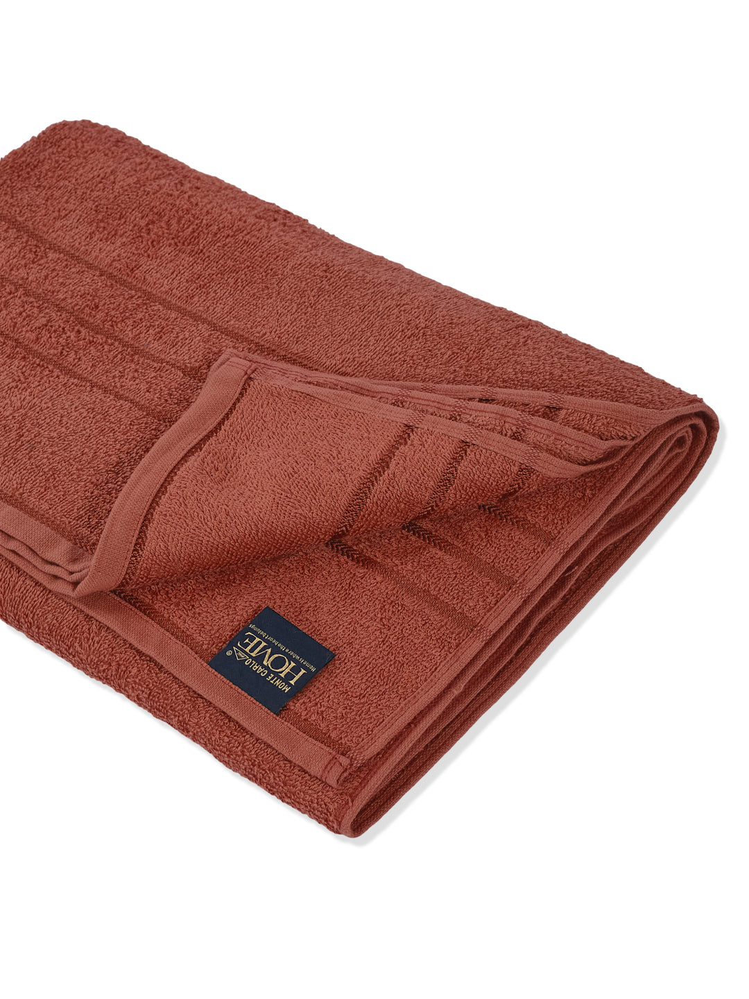 Essential Rust 100% Cotton Solid 340 GSM Bath Towel Soho 1 Pc Pvc Pack