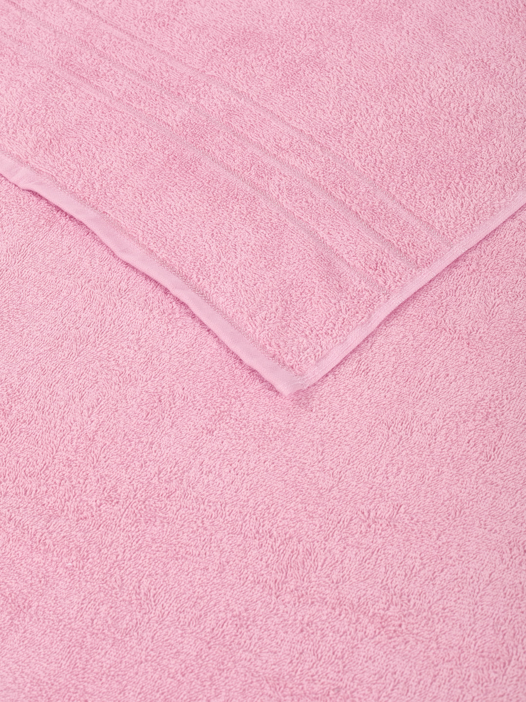Essential Pink 100% Cotton Solid 340 GSM Bath Towel Soho 1 Pc Pvc Pack
