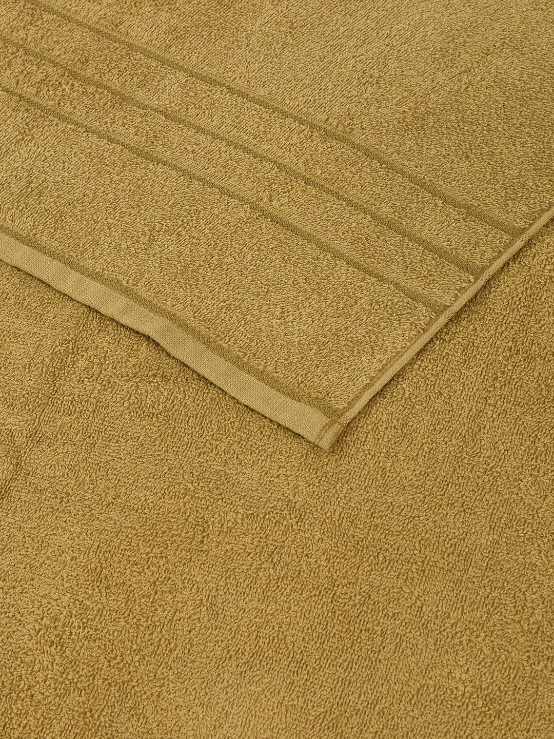 Essential Khaki 100% Cotton Solid 340 GSM Bath Towel Soho 1 Pc Pvc Pack