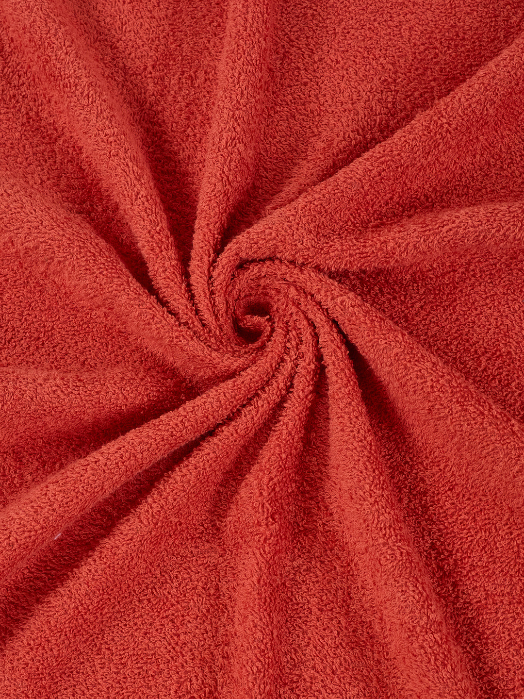 Essential Red 100% Cotton Solid 340 GSM Bath Towel Soho Small 1 Pc Pvc Pack