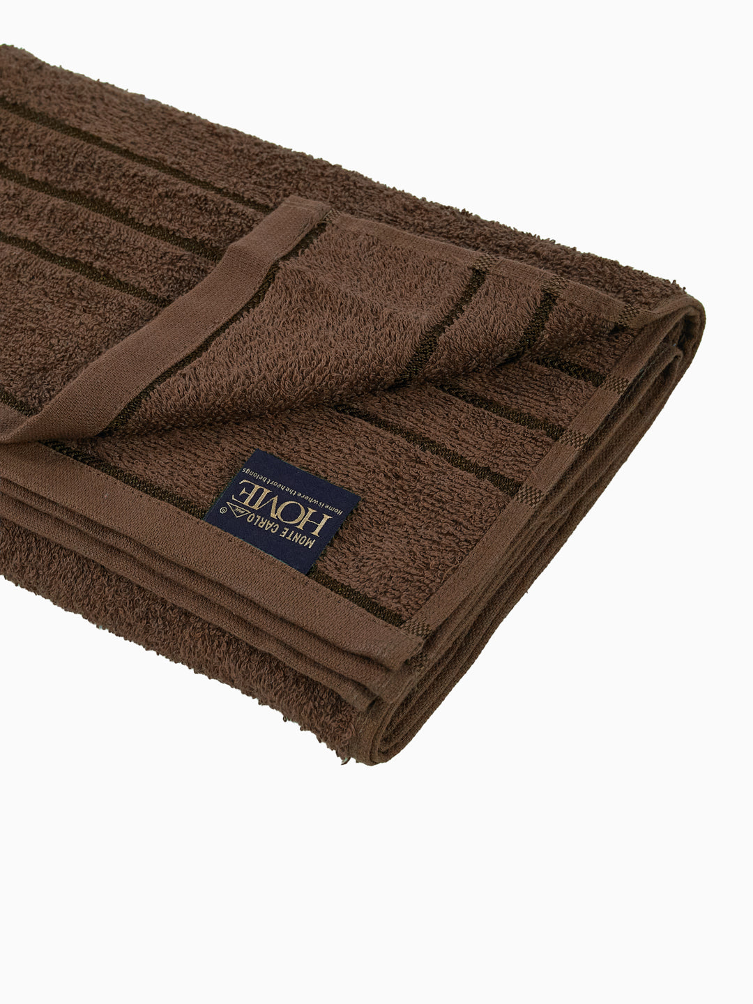 Essential Dark Brown 100% Cotton Solid 340 GSM Bath Towel Soho Small 1 Pc Pvc Pack