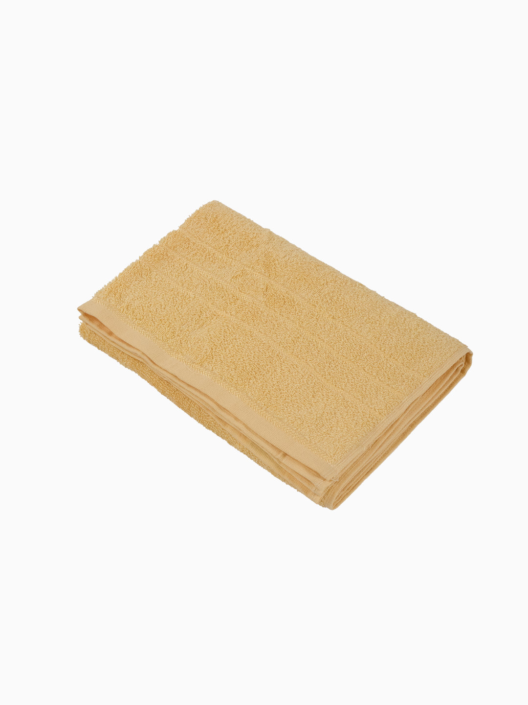 Essential Lemon Yellow 100% Cotton Solid 340 GSM Bath Towel Soho Small 1 Pc Pvc Pack