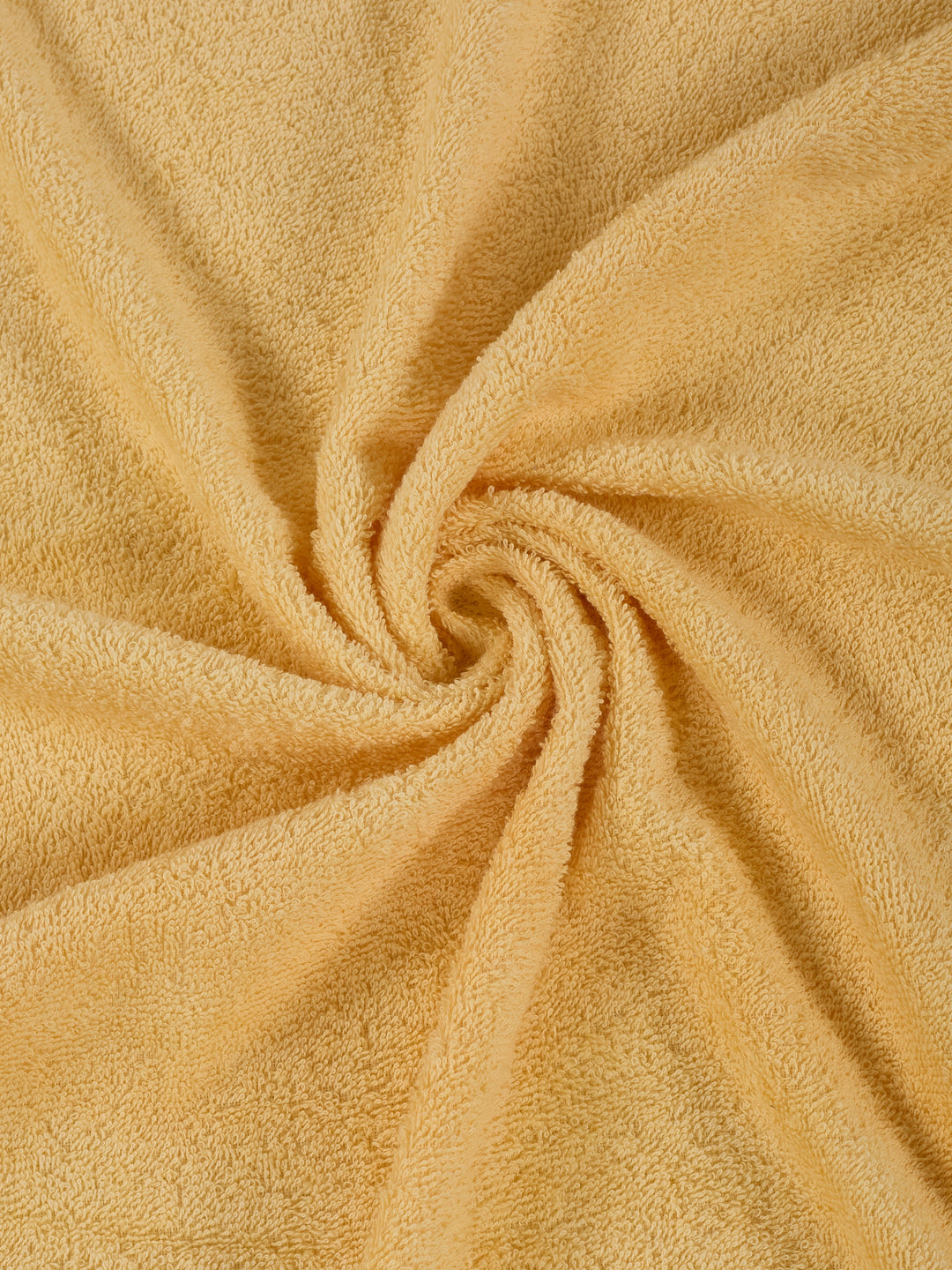 Essential Lemon Yellow 100% Cotton Solid 340 GSM Bath Towel Soho Small 1 Pc Pvc Pack