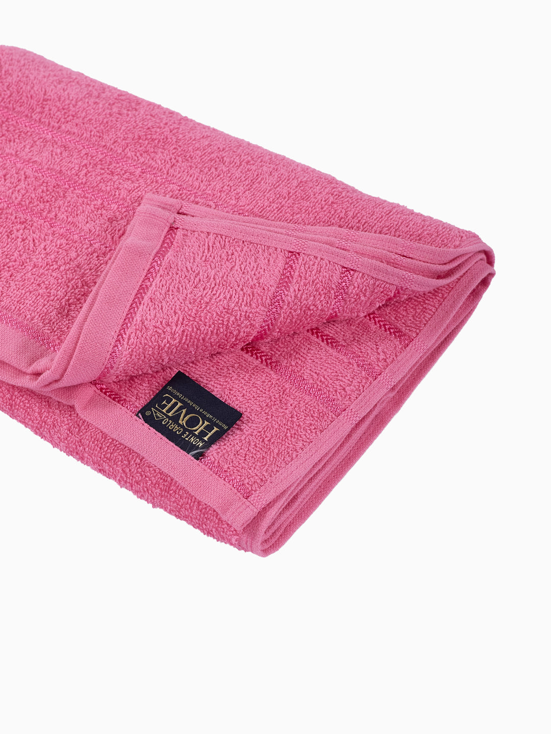 Essential Pink 100% Cotton Solid 340 GSM Bath Towel Soho Small 1 Pc Pvc Pack