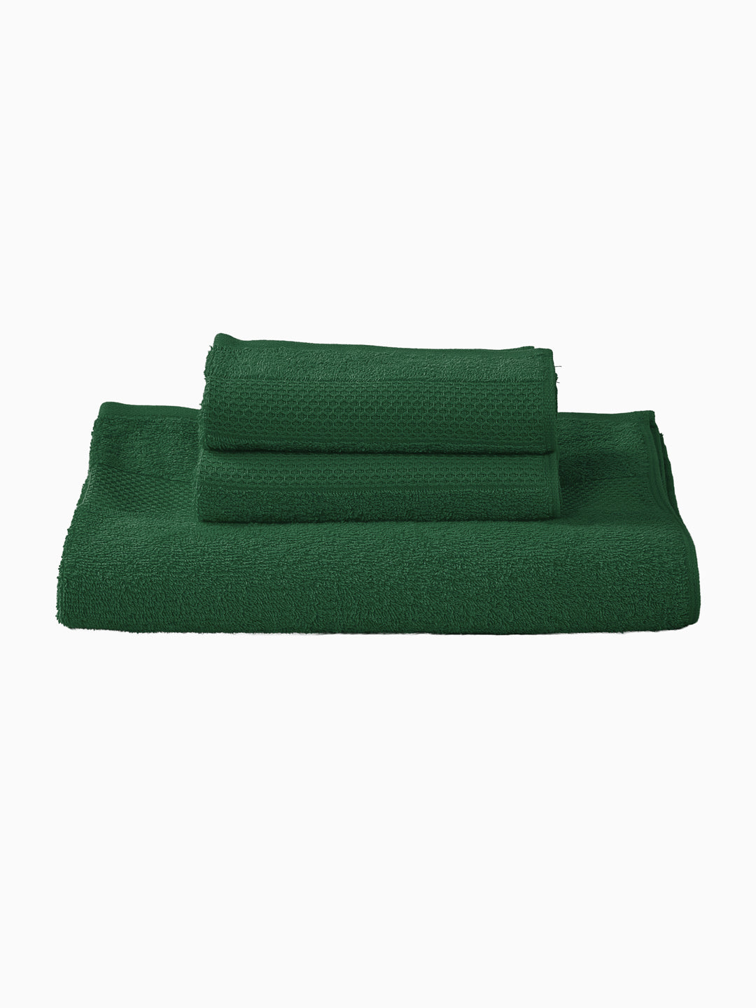 Mint Green 100% Cotton Solid 380 GSM Bath Towel Super Charm 3 Pc Set Gifting Box Pack