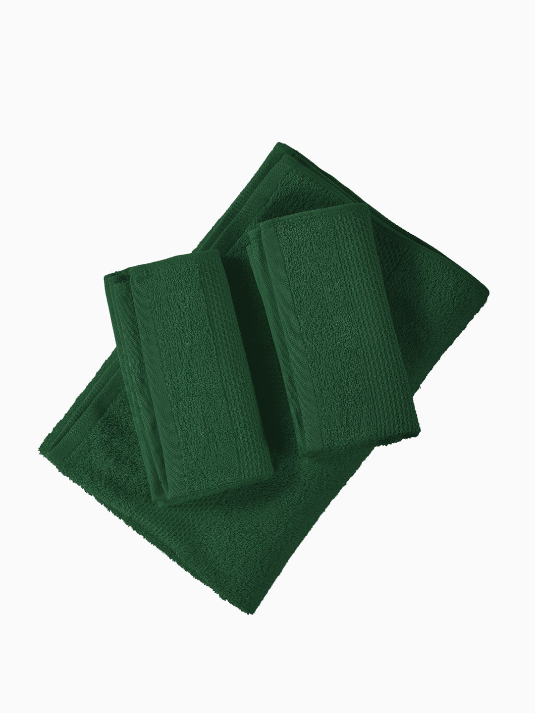 Mint Green 100% Cotton Solid 380 GSM Bath Towel Super Charm 3 Pc Set Gifting Box Pack