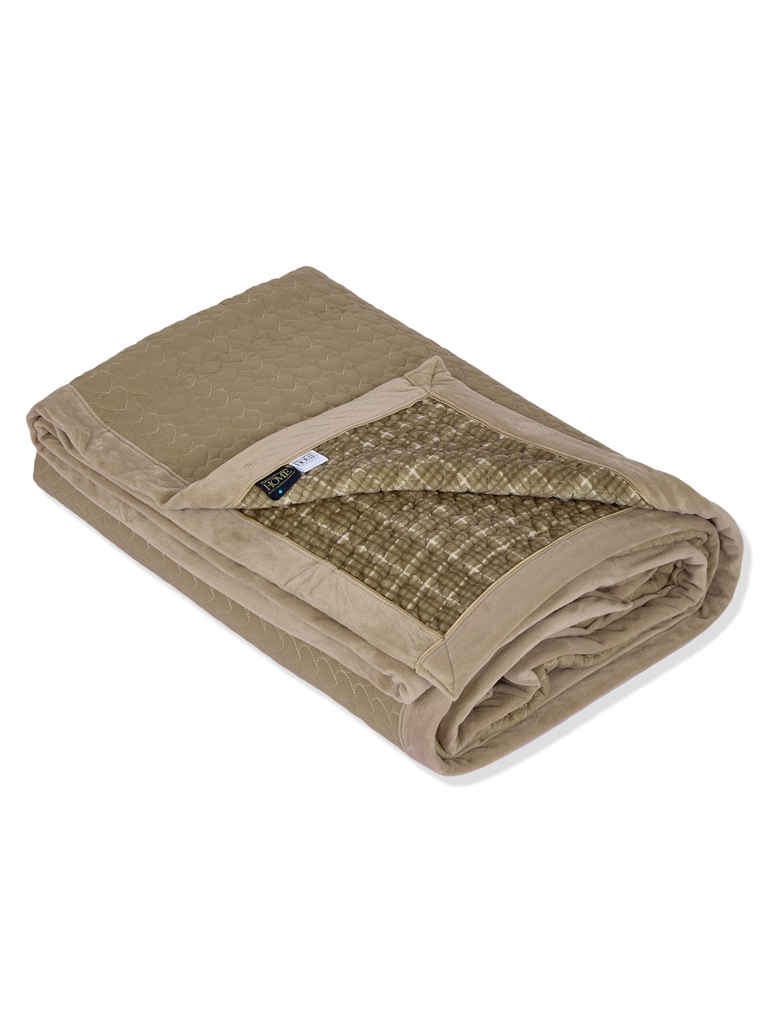 Premium Self Design Double Bed 3 Ply 200 GSM Comforter Cozy Flannel Collection Weight 2.8 kg