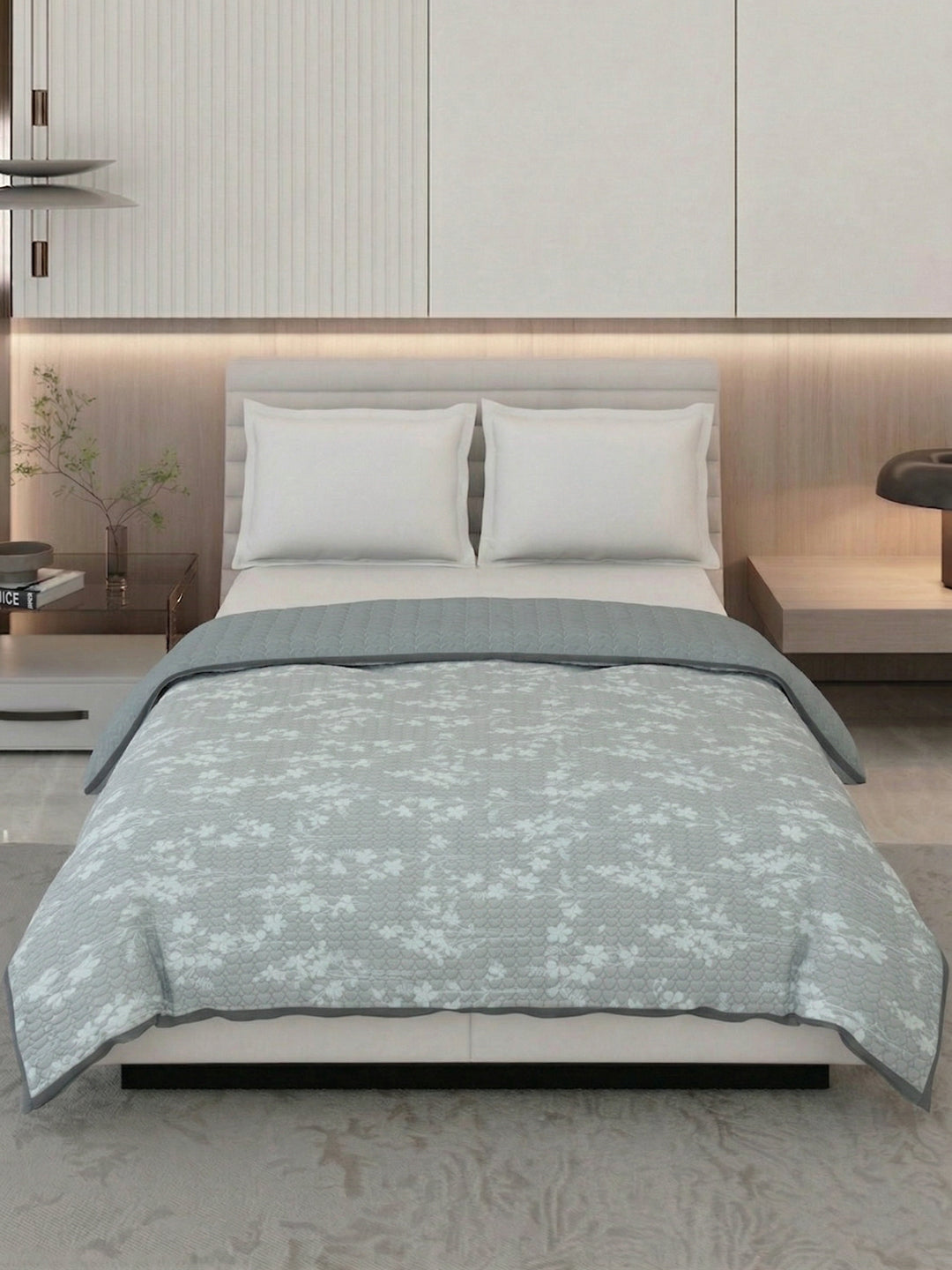 Premium Checked Double Bed 3 Ply 200 GSM Comforter Cozy Flannel Collection Weight 2.8 kg