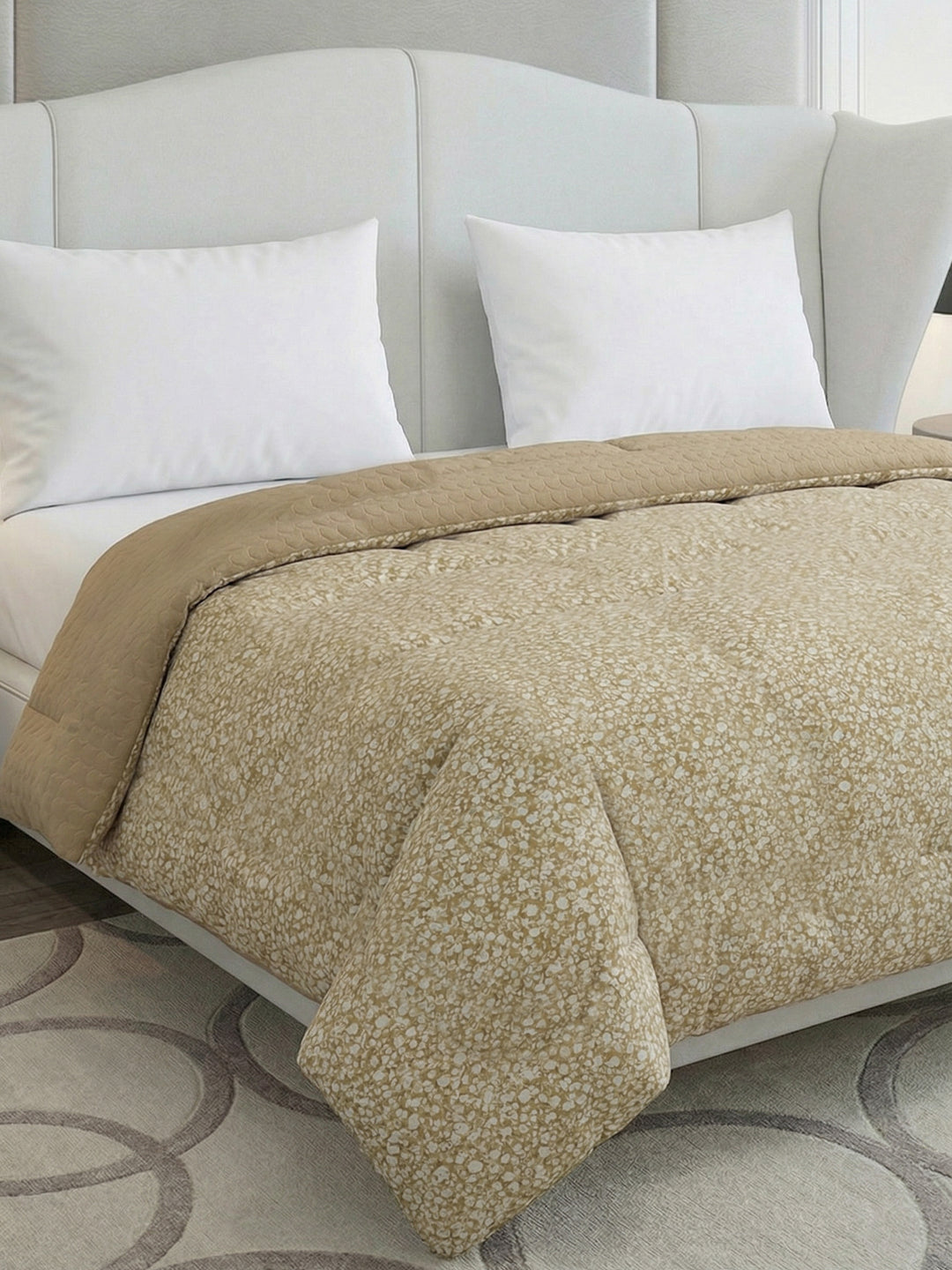 Premium Checked Double Bed 3 Ply 200 GSM Comforter Cozy Flannel Collection Weight 2.8 kg