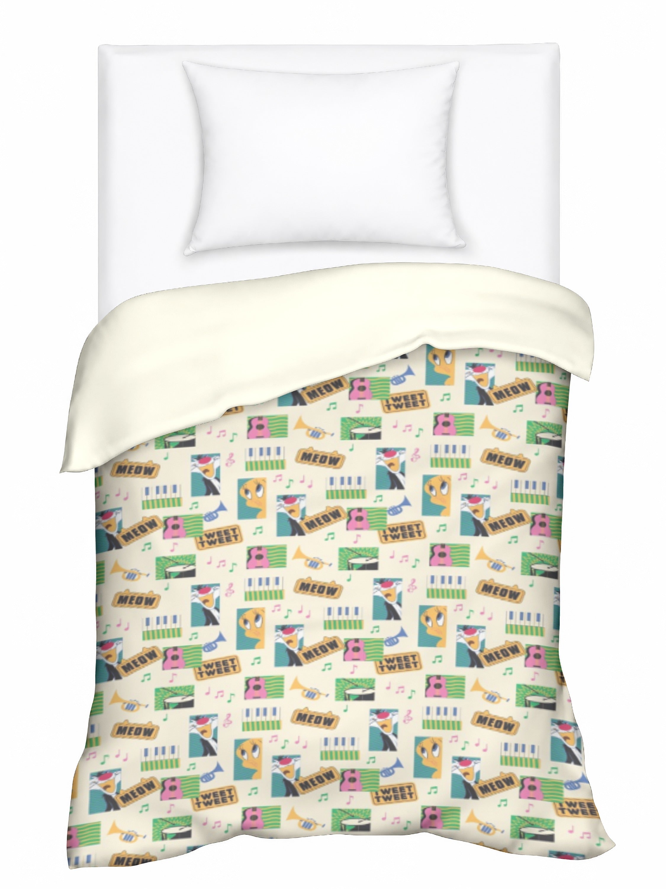 Monte Carlo Plush Cartoon Printed 110 GSM Single Bed Comforter