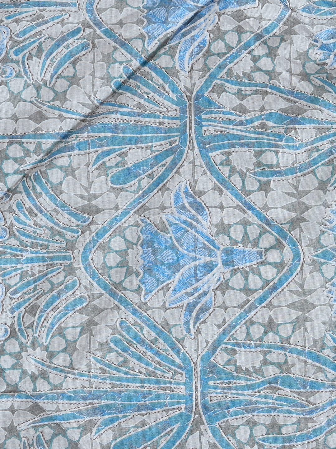 Vertical Floral Print King Size 3 Ply 150 GSM Comforter Prestige Collection Weight 2.5 kg