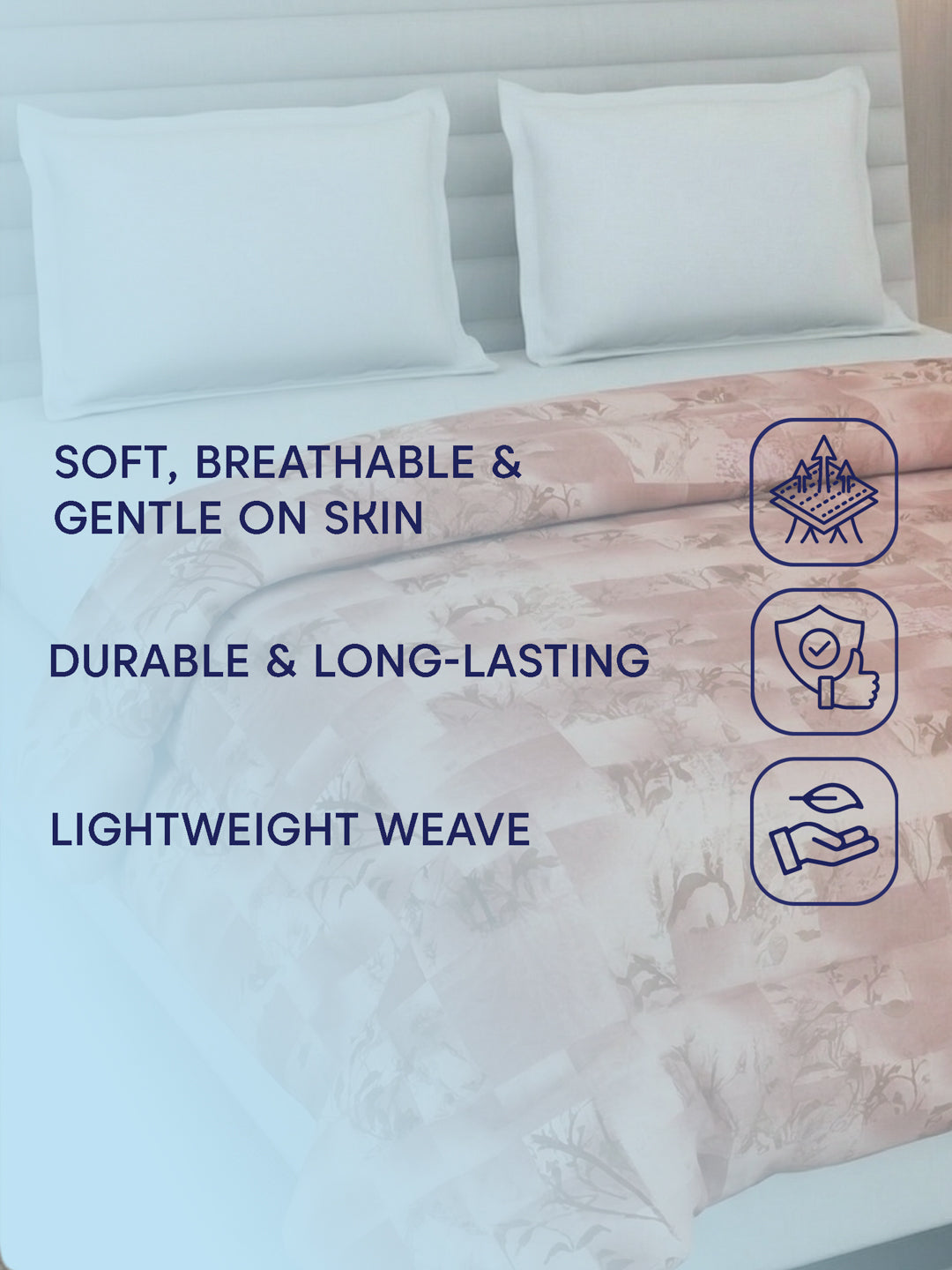 Patchwork King Size 3 Ply 150 GSM Comforter Prestige Collection Weight 2.5 kg