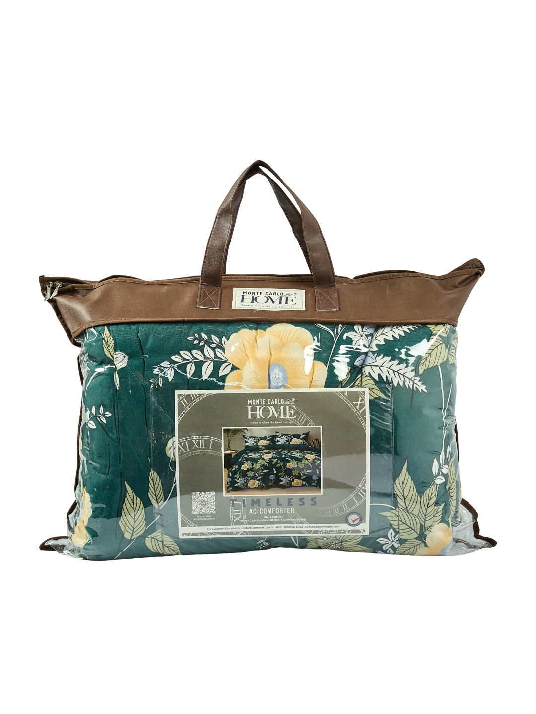 Floral Print Double Bed 3 Ply 105 GSM Comforter Timeless Collection Weight 1.6 kg