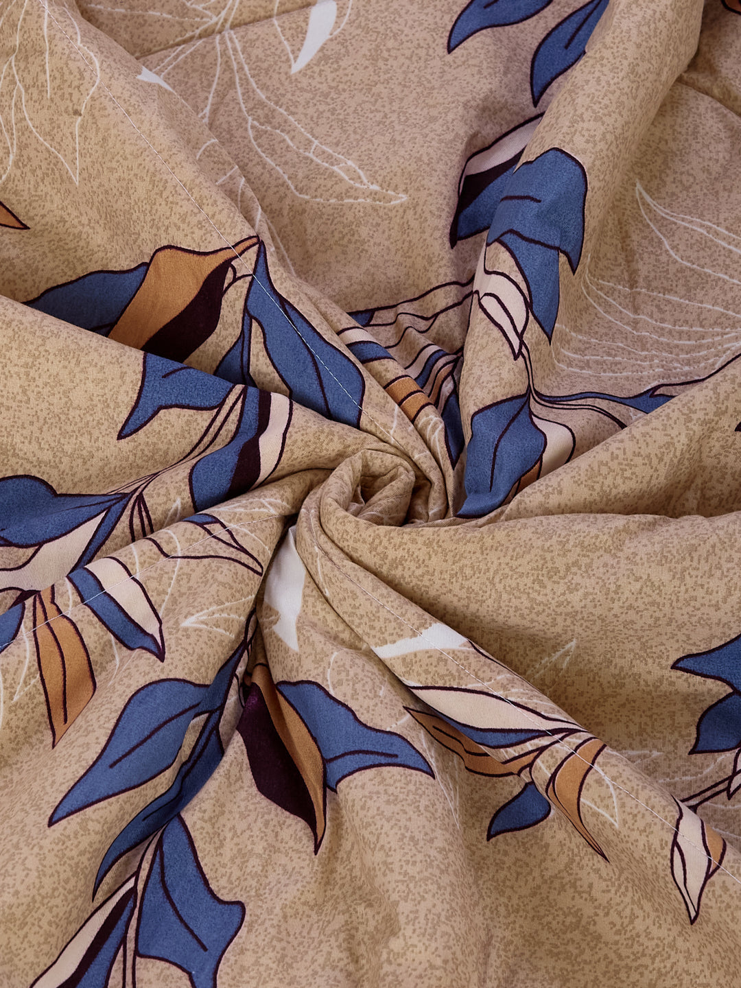 Floral Print Single Bed 3 Ply 105 GSM Comforter Timeless Collection Weight 950 g