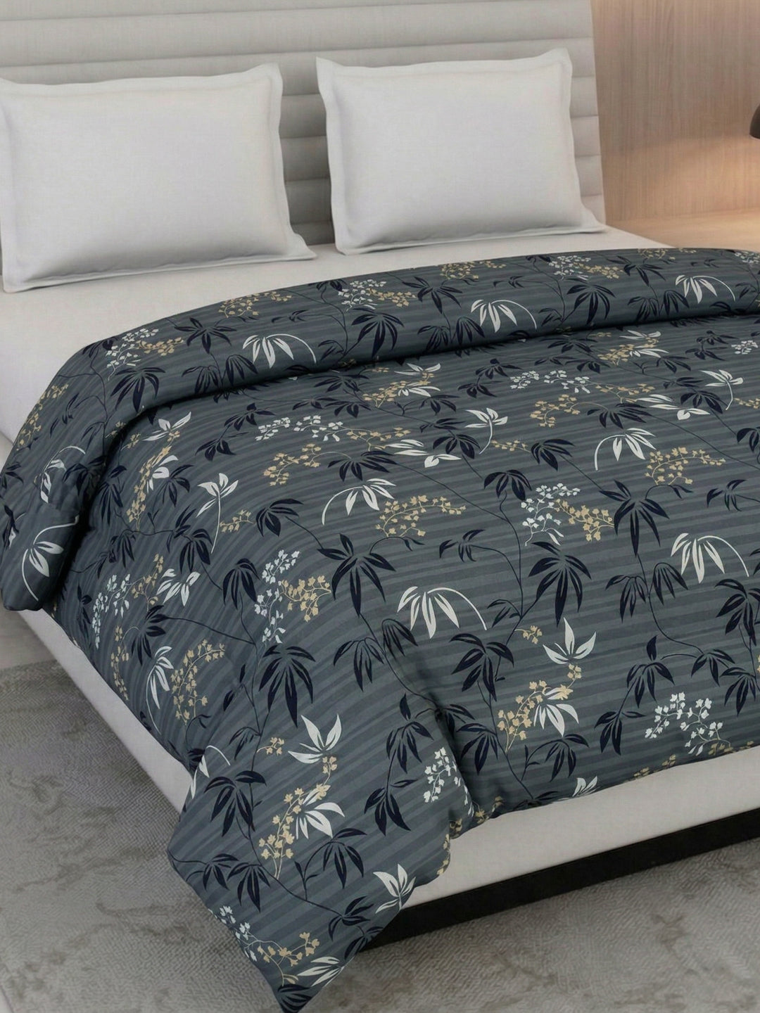 Floral Print Double Bed 3 Ply 105 GSM Comforter Timeless Collection Weight 1.6 kg