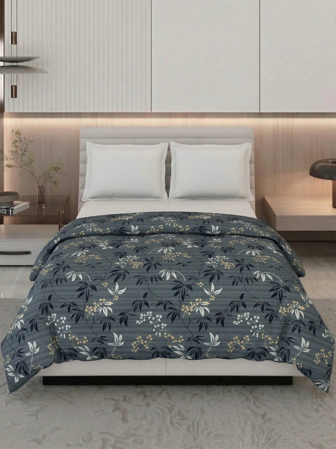 Floral Print Double Bed 3 Ply 105 GSM Comforter Timeless Collection Weight 1.6 kg