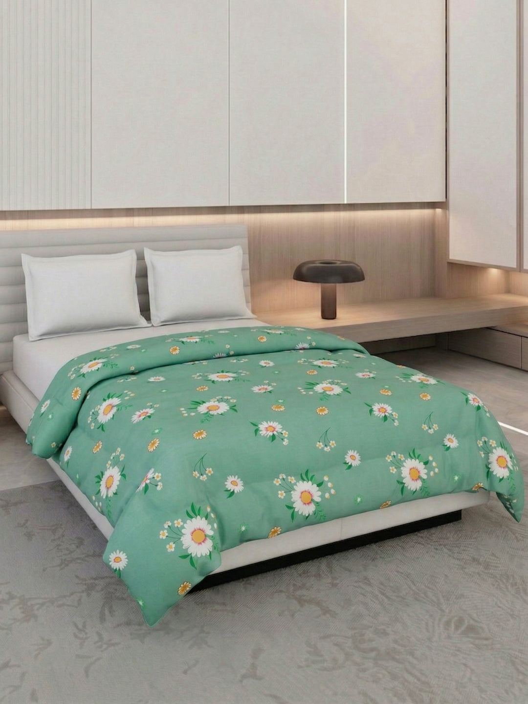 Floral Print Double Bed 3 Ply 105 GSM Comforter Timeless Collection Weight 1.6 kg