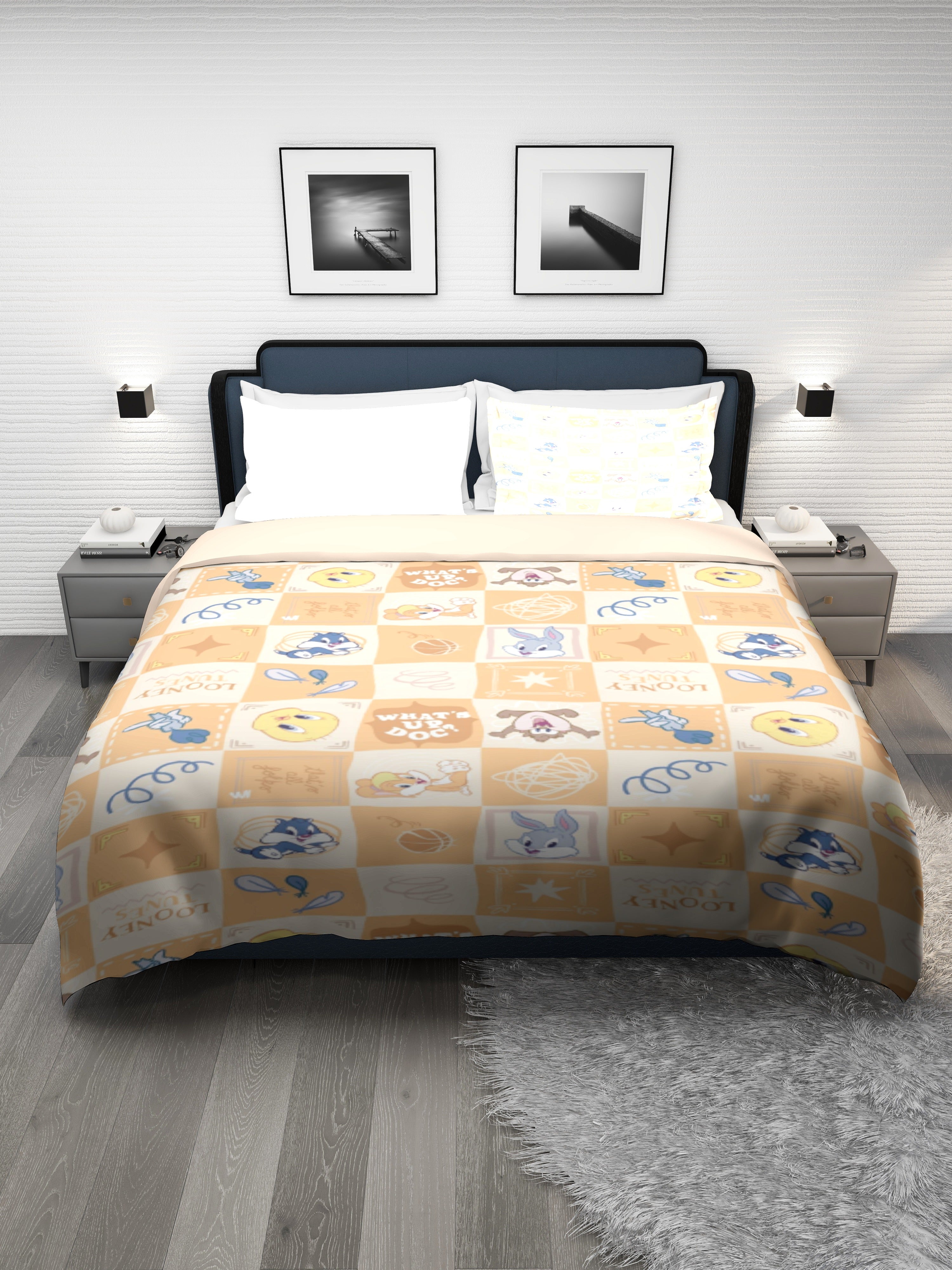 Monte Carlo TOONX Cartoon Printed 110 GSM Double Bed Comforter