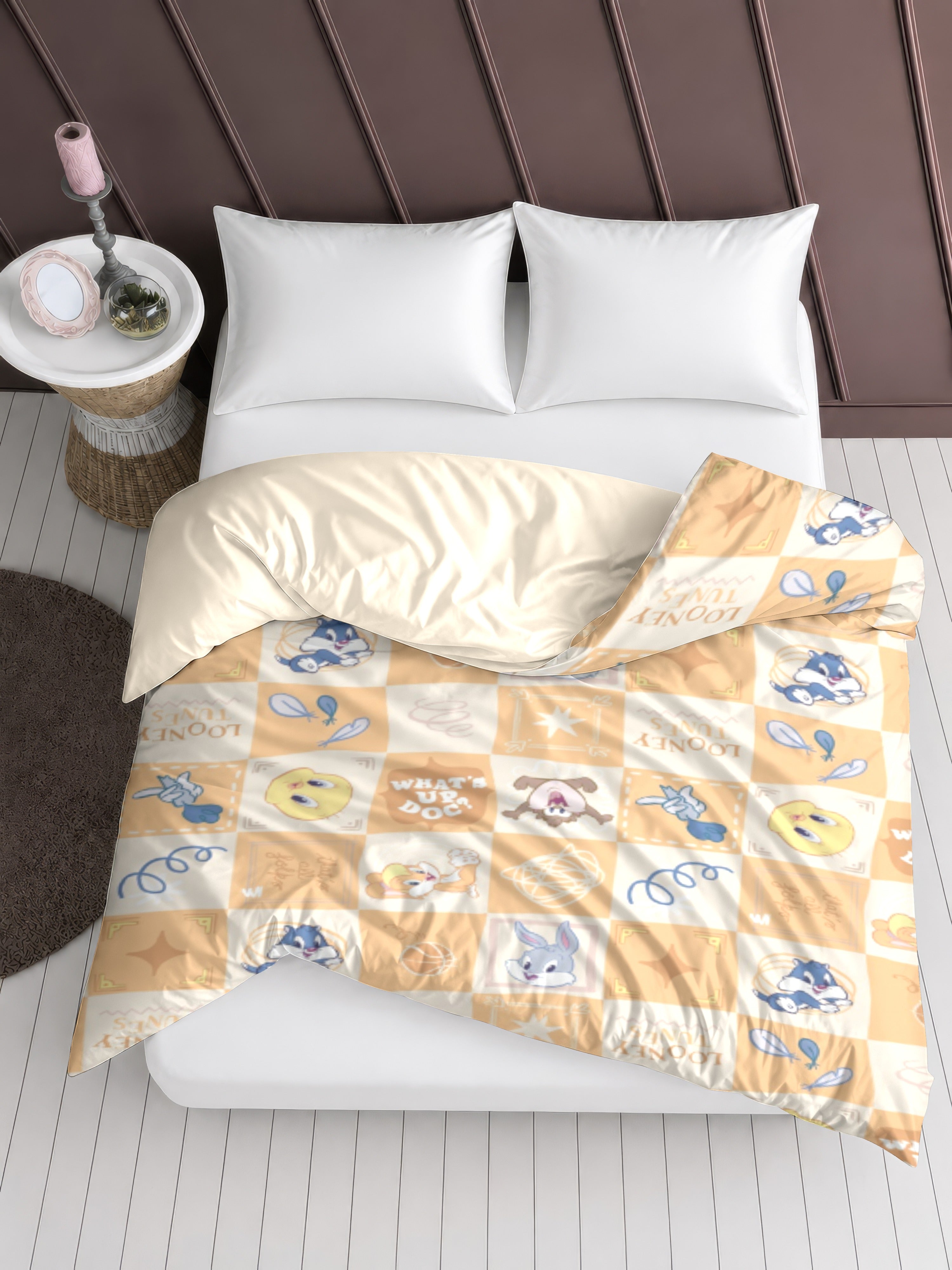 Monte Carlo TOONX Cartoon Printed 110 GSM Double Bed Comforter