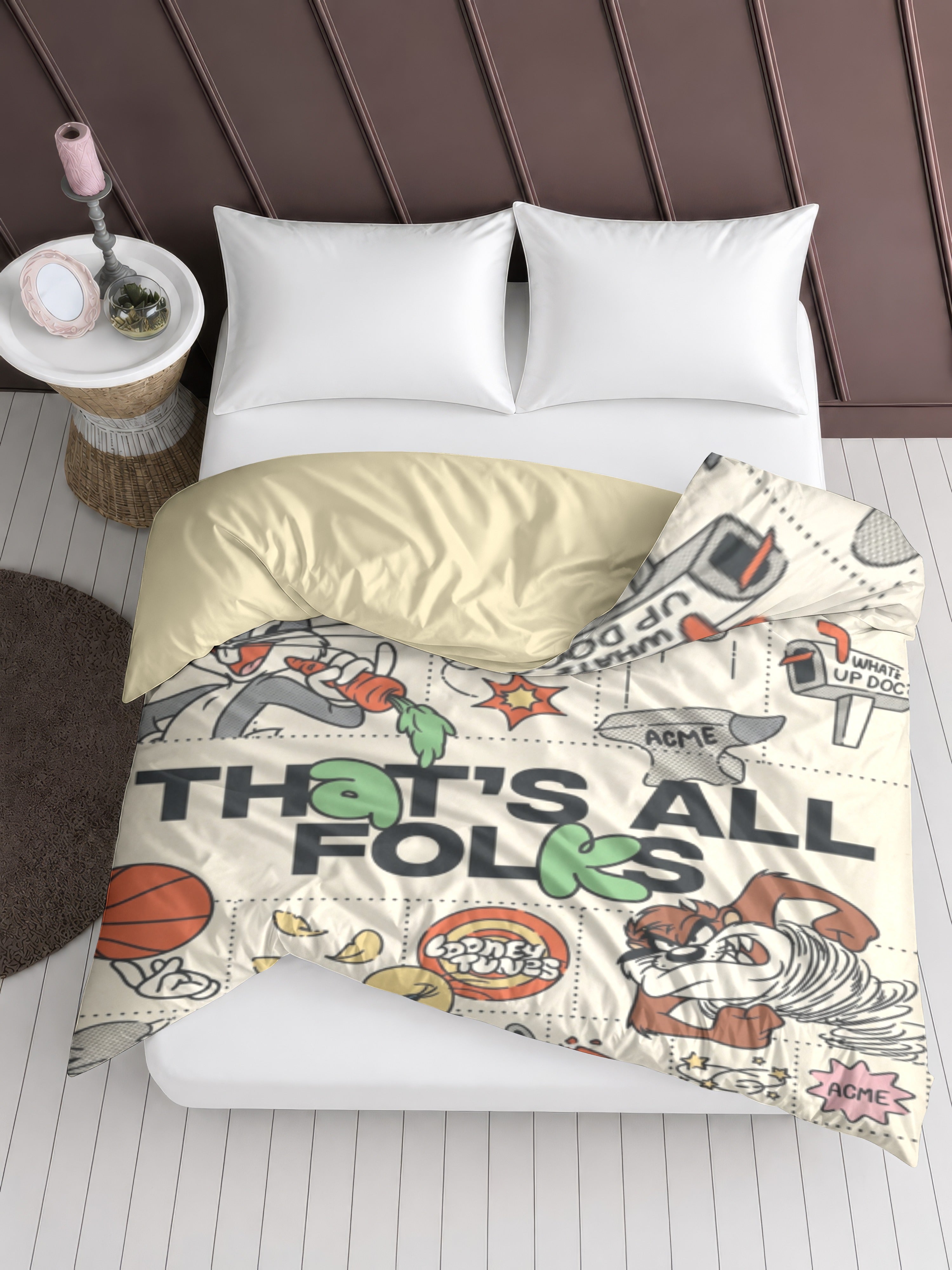 Monte Carlo TOONX Cartoon Printed 110 GSM Double Bed Comforter