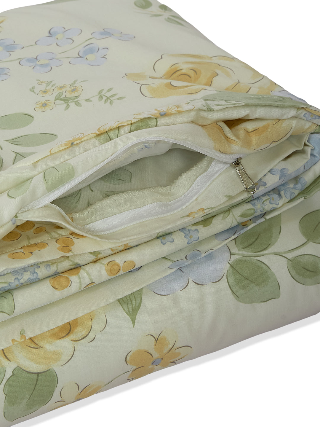 Premium Floral Print Double Bed 3 Ply 100 GSM Comforter Classique Warm Hug Collection Weight 2.5 kg