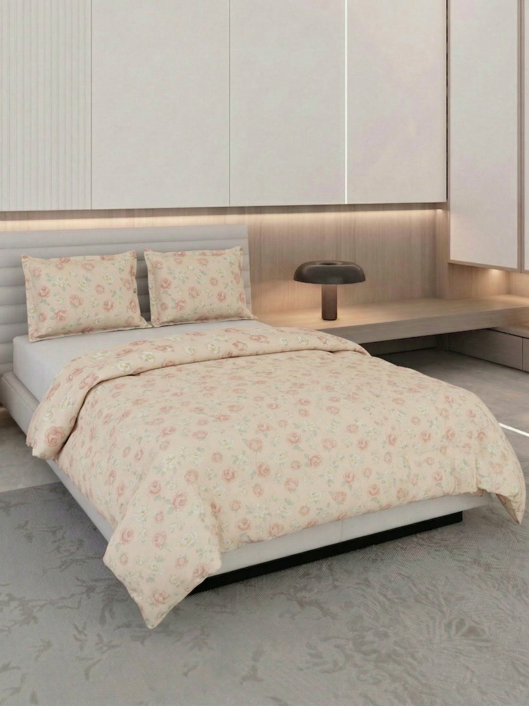 Premium Floral Print Double Bed 3 Ply 100 GSM Comforter Classique Warm Hug Collection Weight 2.5 kg