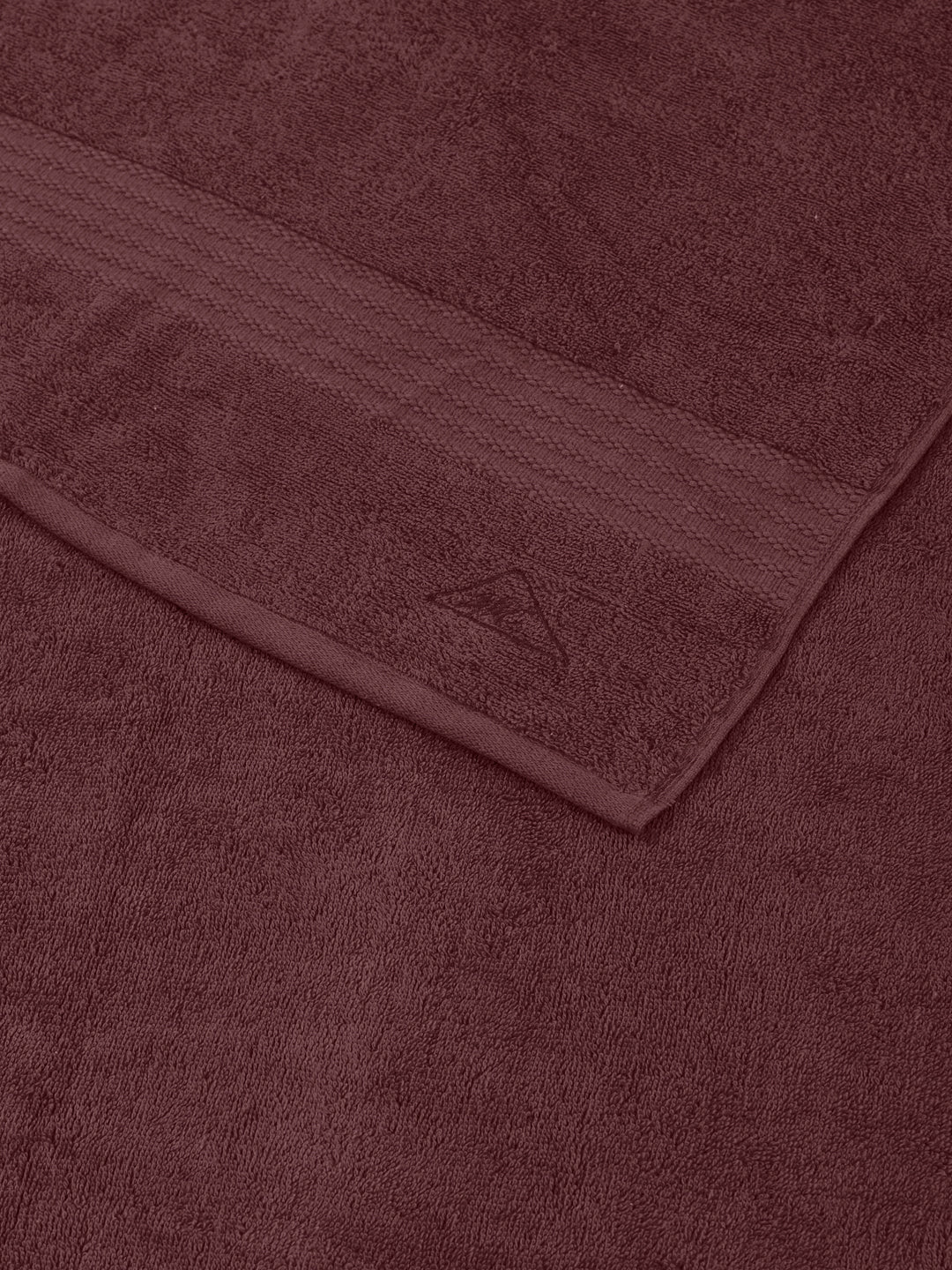 Maroon Pure Cotton Solid 380 GSM Car Towel 1 Piece (Jazz Collection)