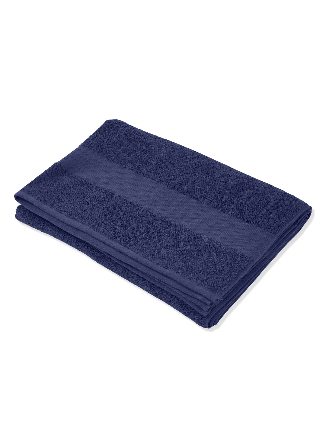 Insignia Blue Pure Cotton Solid 380 GSM Car Towel 1 Piece (Jazz Collection)